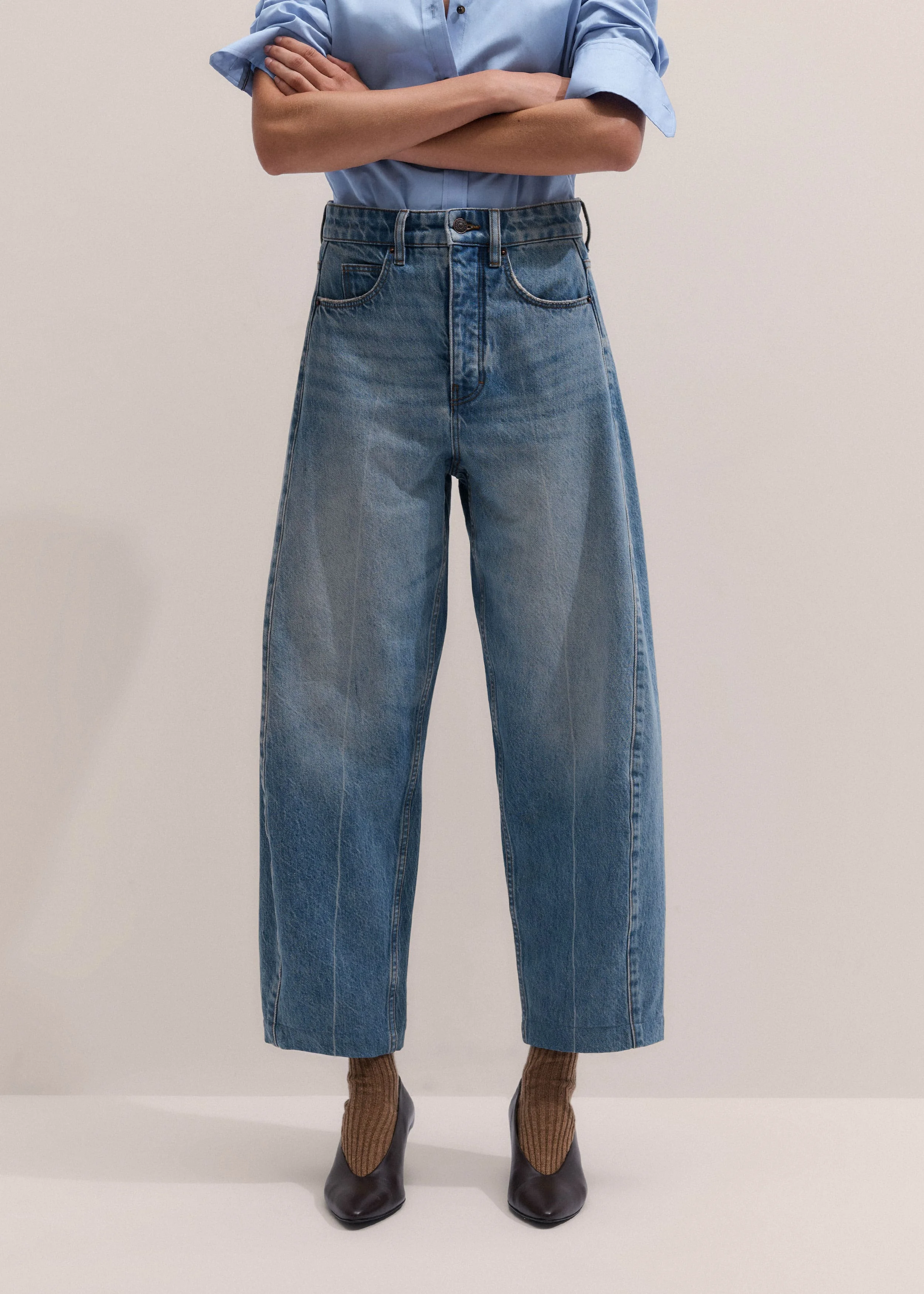 Engineered Crop Jean - 1