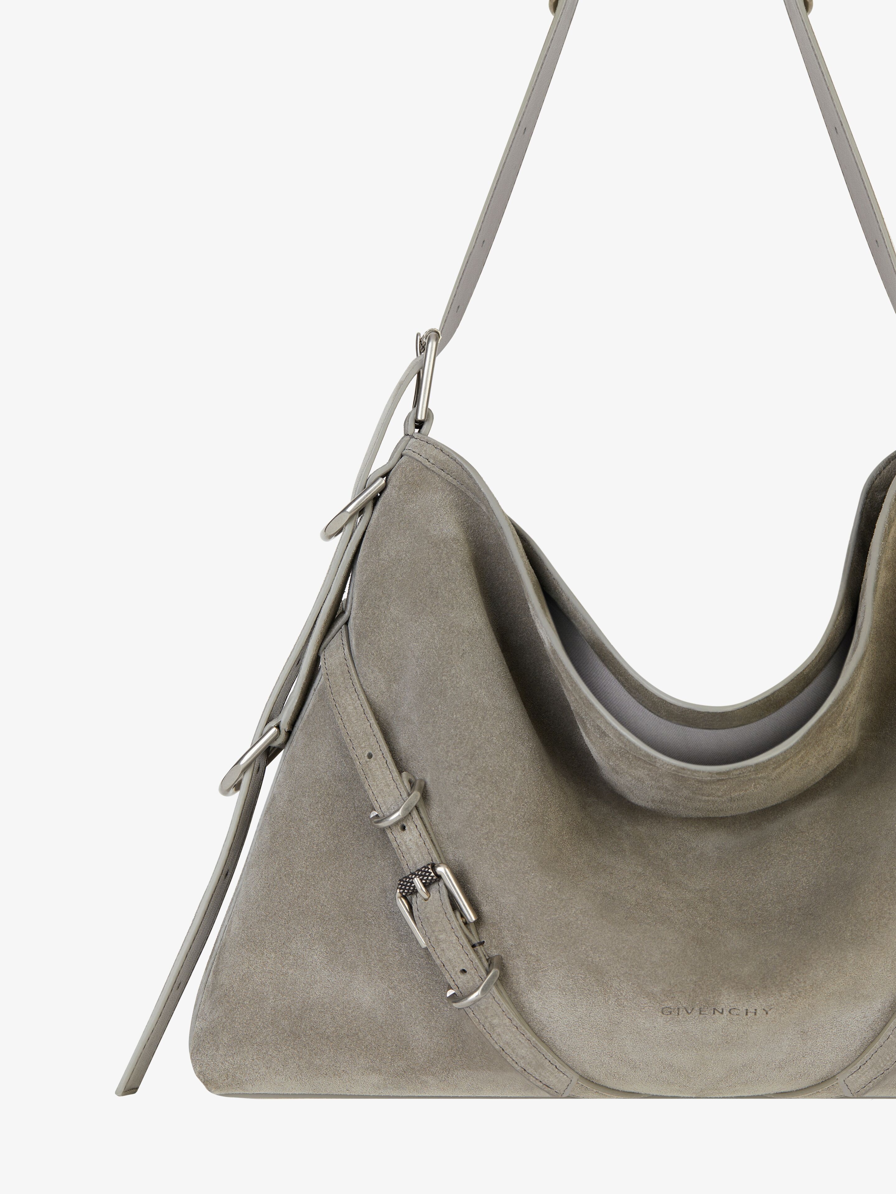 MEDIUM VOYOU BAG IN SUEDE - 5