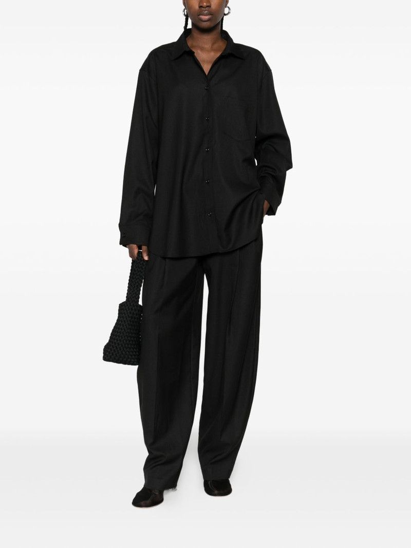 THE ANDAMANE buttoned-front point-collar shirt outlook