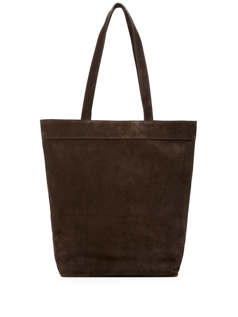 open-top suede tote bag 1