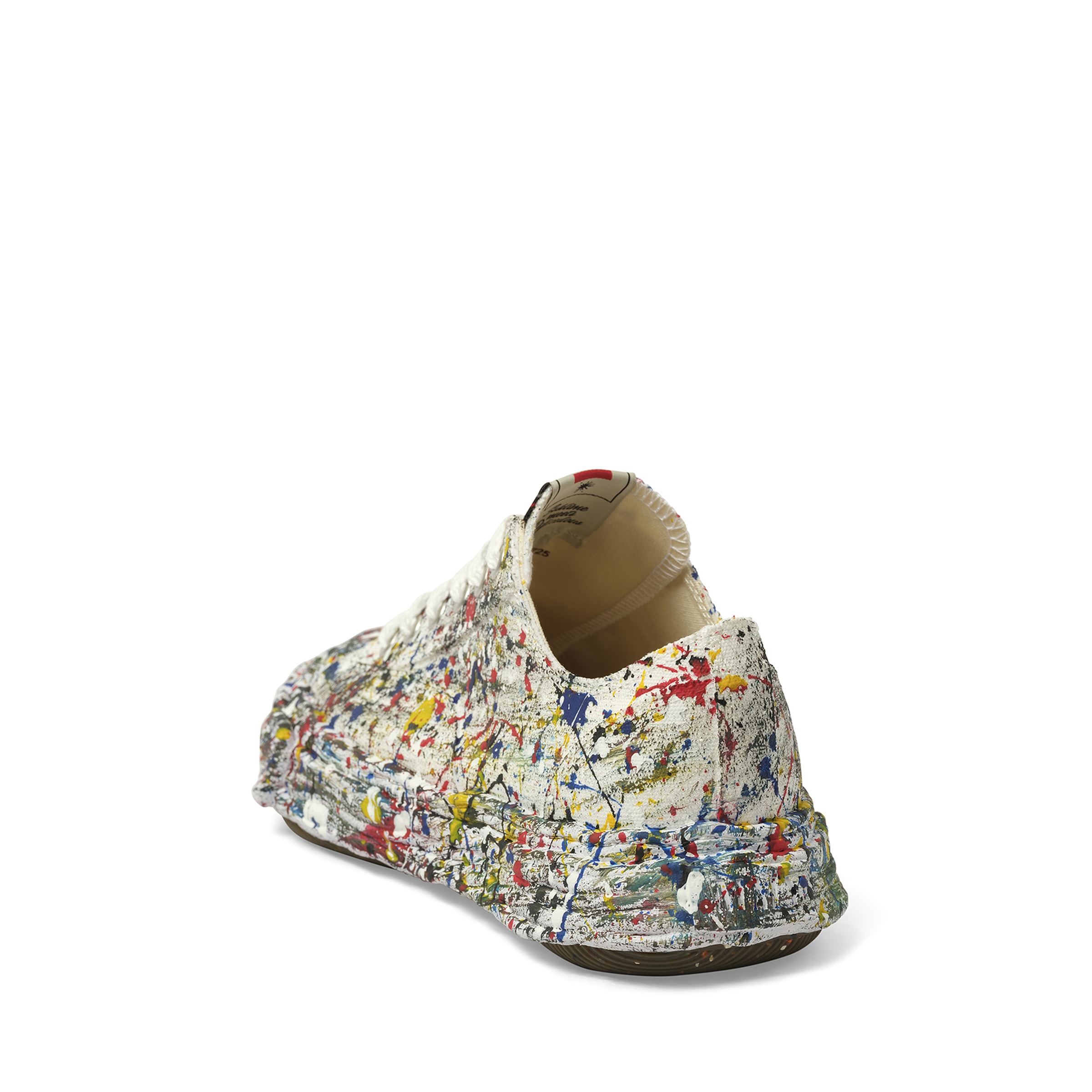 Peterson 23 OG Paint Splatter Sneaker in White - 2