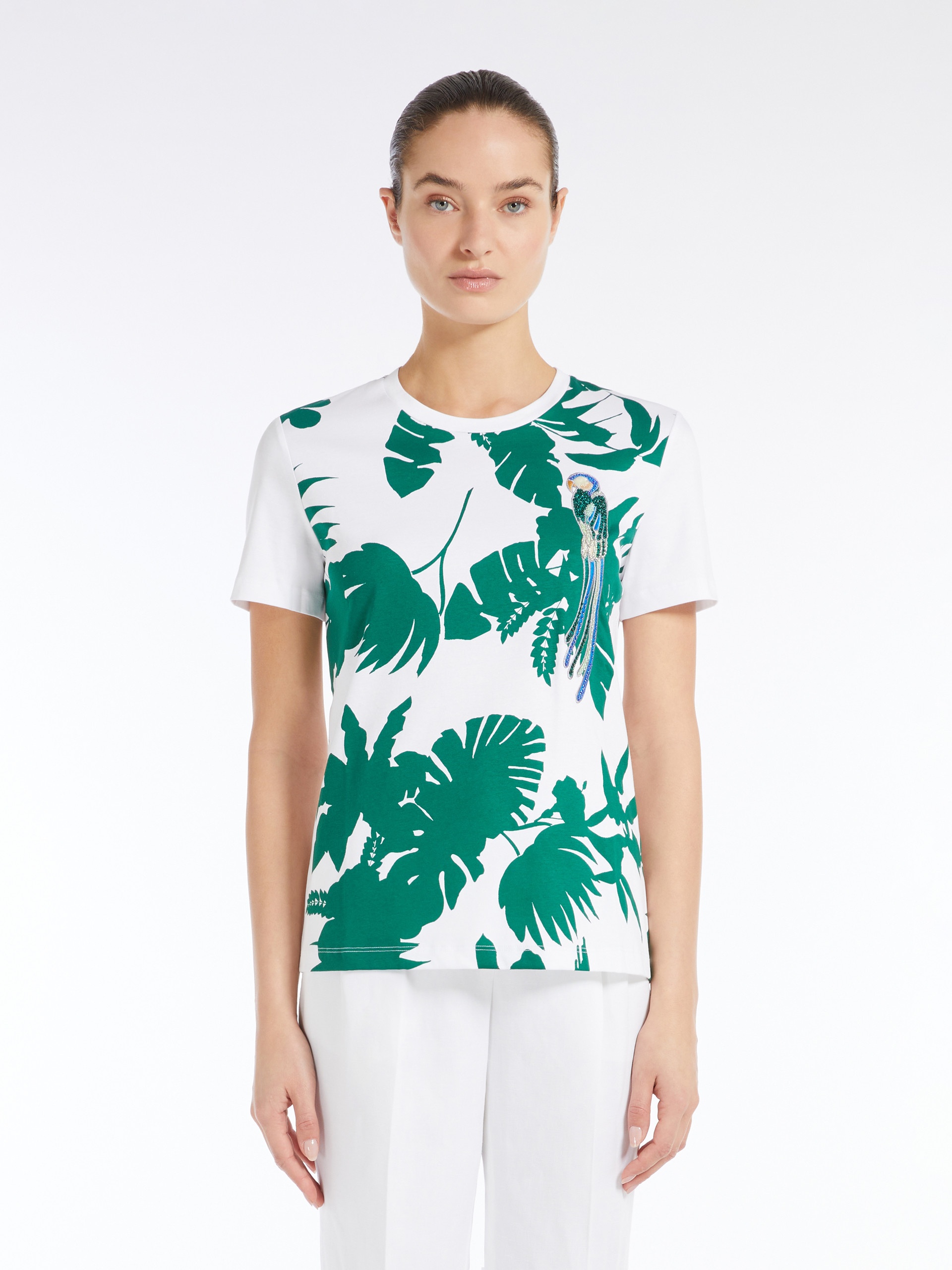 Max Mara WON Jersey print T-shirt | REVERSIBLE
