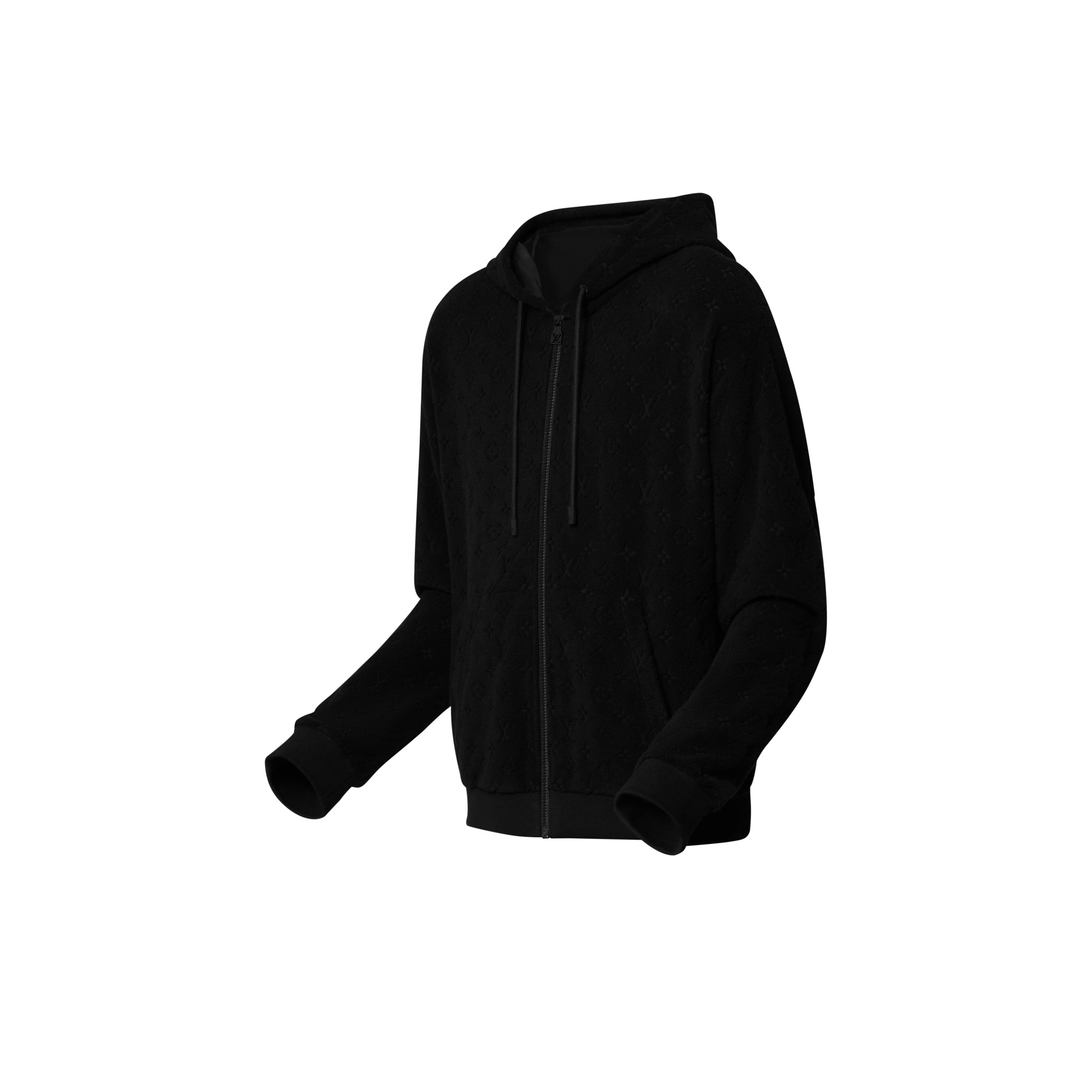 Monogram Terry Zip-Through Hoodie - 2