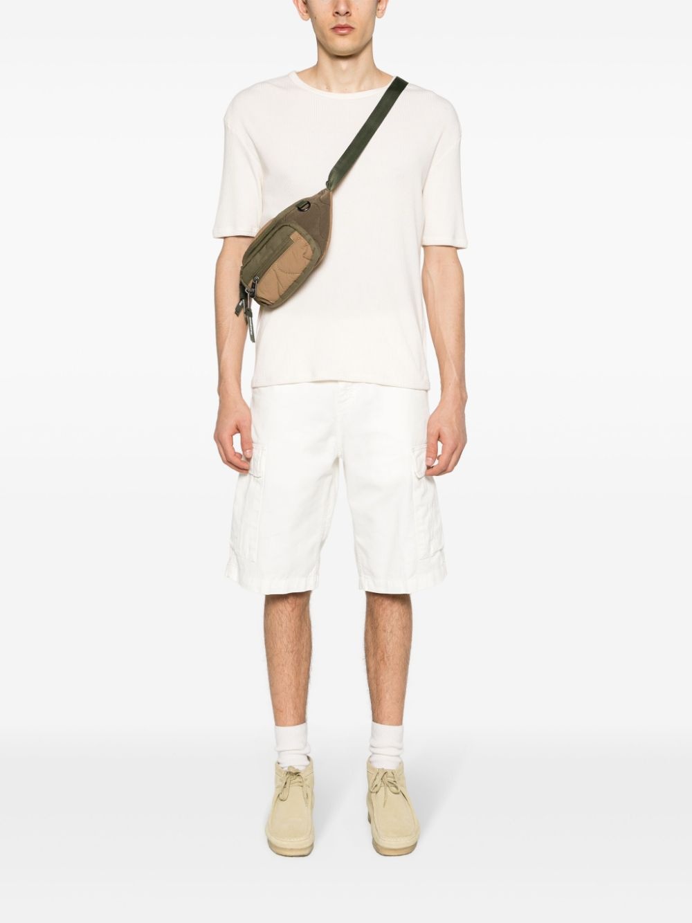 organic cotton cargo shorts - 2