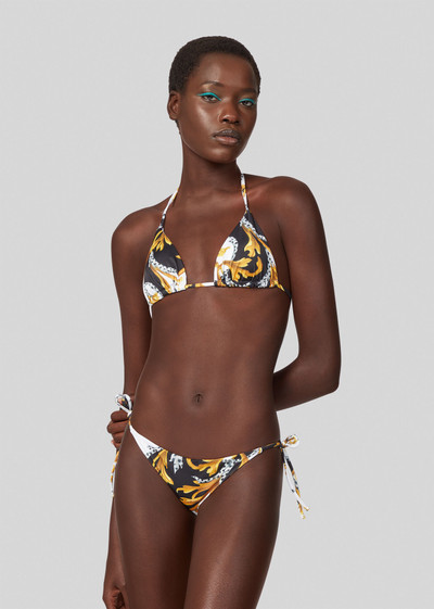 VERSACE Acanthus Print Bikini Top outlook