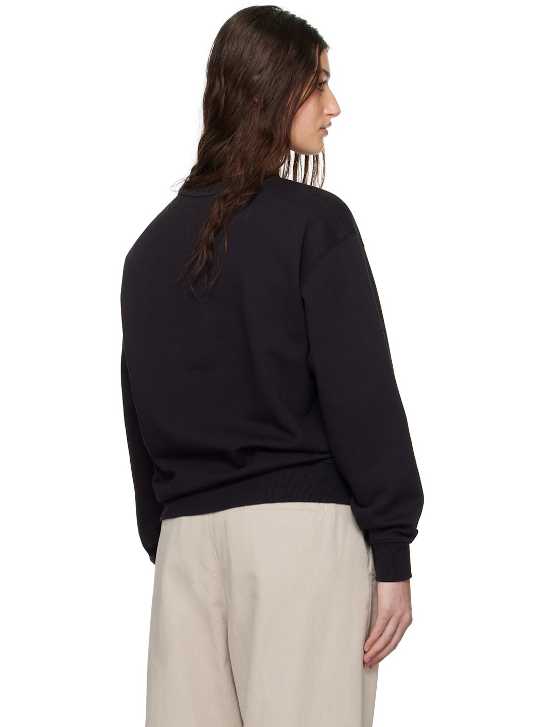 Black Rivet Script Sweatshirt - 3