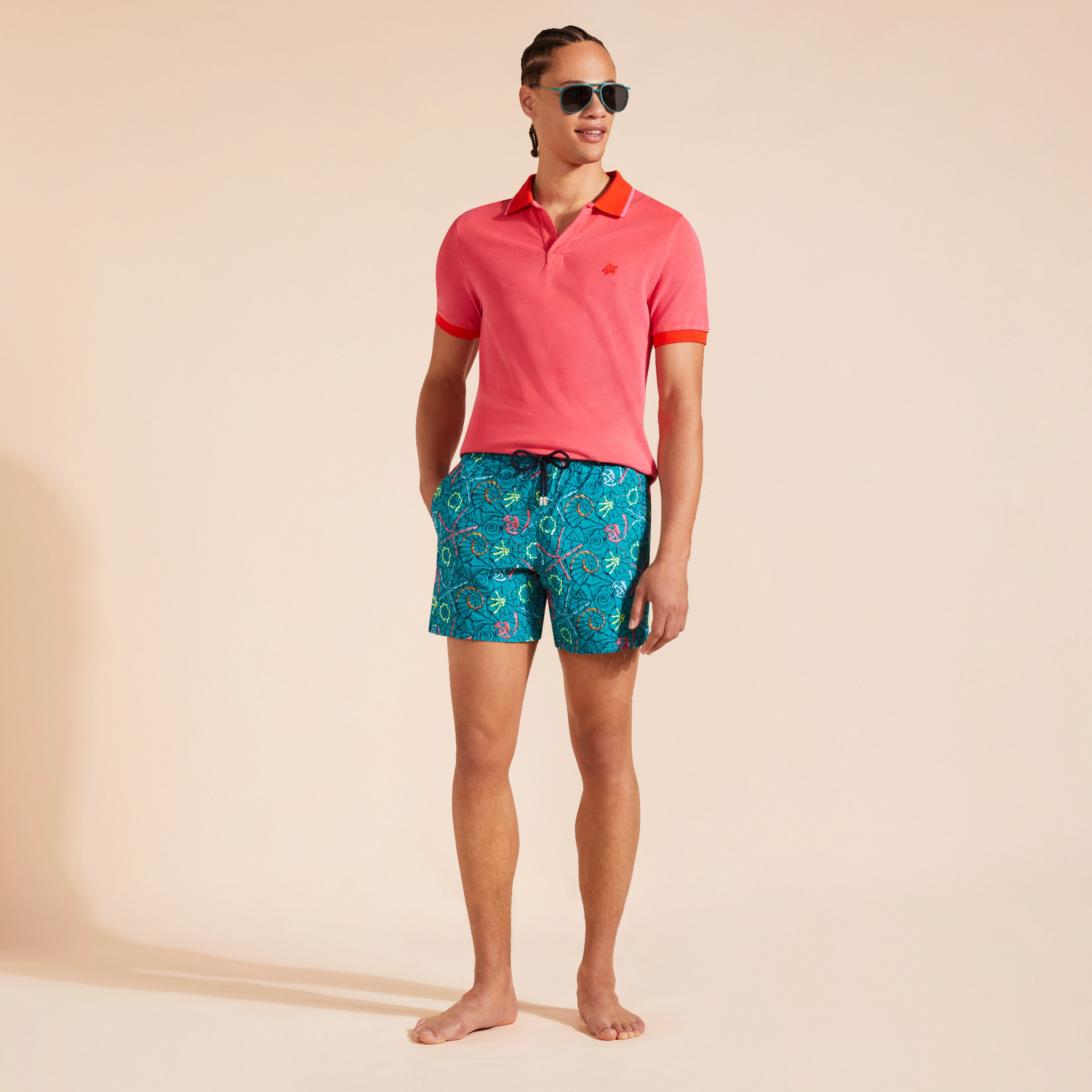 Men Swim Shorts Embroidered Noumea Sea - Limited Edition - 5