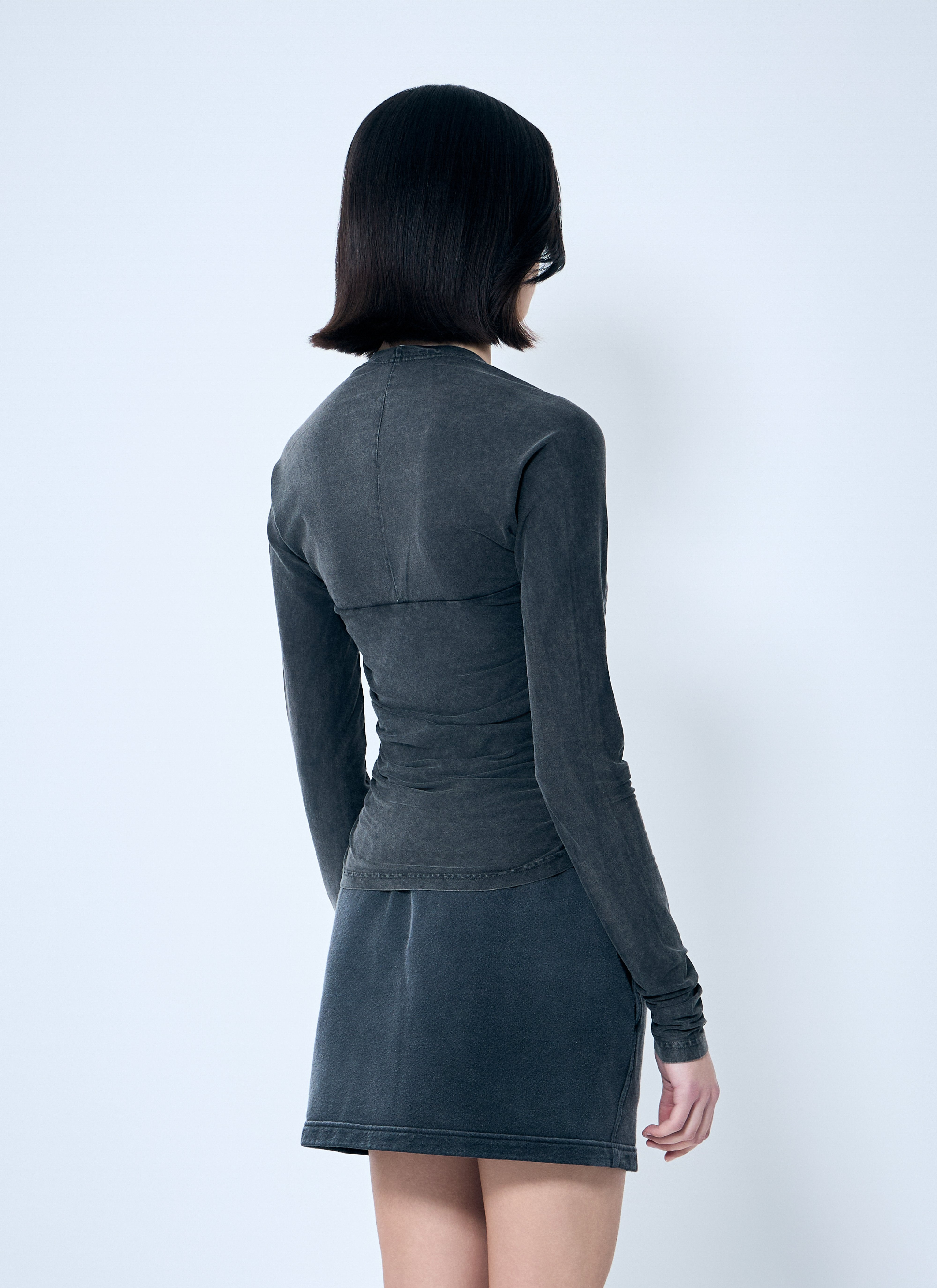 Alexander Wang Women Ruched Square Neck Top - 4