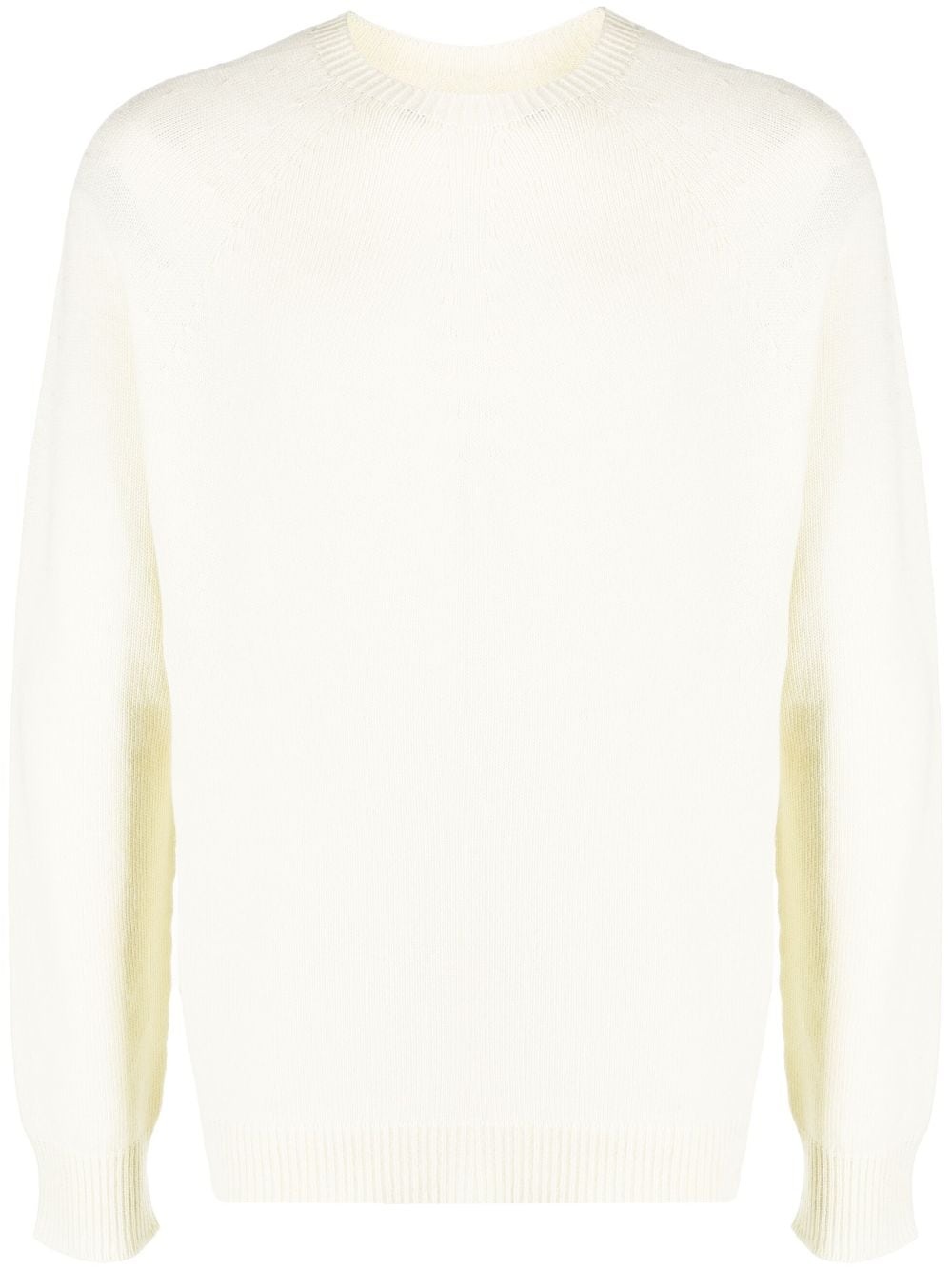 round-neck cashmere jumper - 1