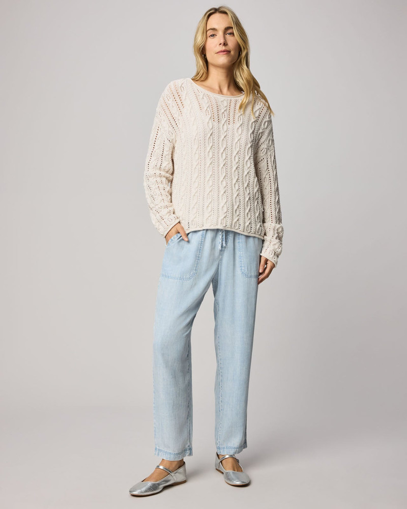 Splendid Brennan Cable Knit Sweater outlook