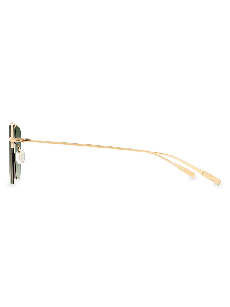 Men's Armstrong 55MM Aviator Sunglasses - Gold Julep 3