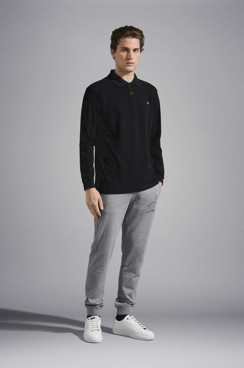 Paul & Shark COTTON PIQUÉ POLO SHIRT WITH ICONIC BADGE outlook