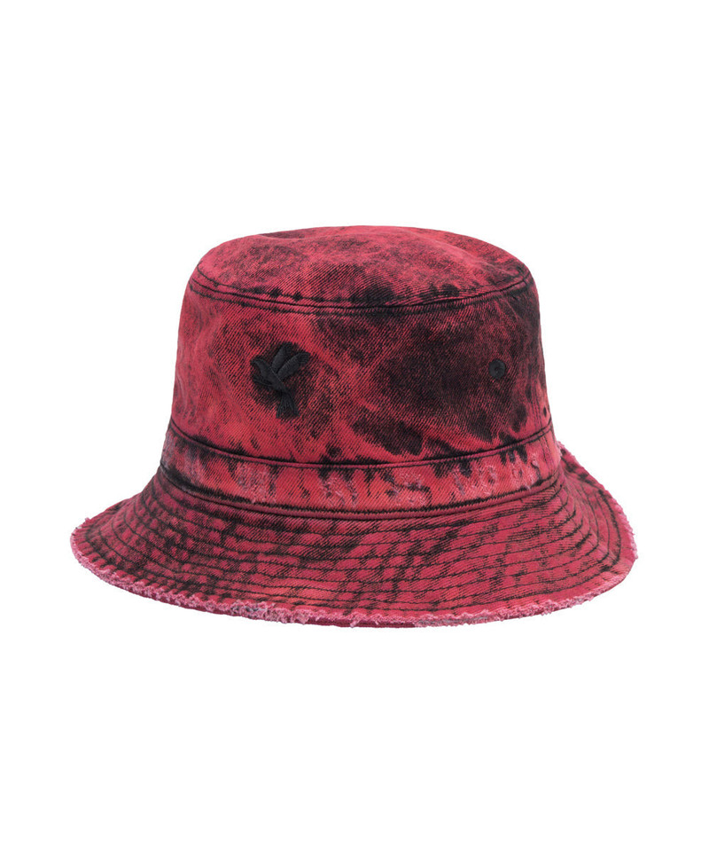 Denim Bucket Hat - Black Heart 6