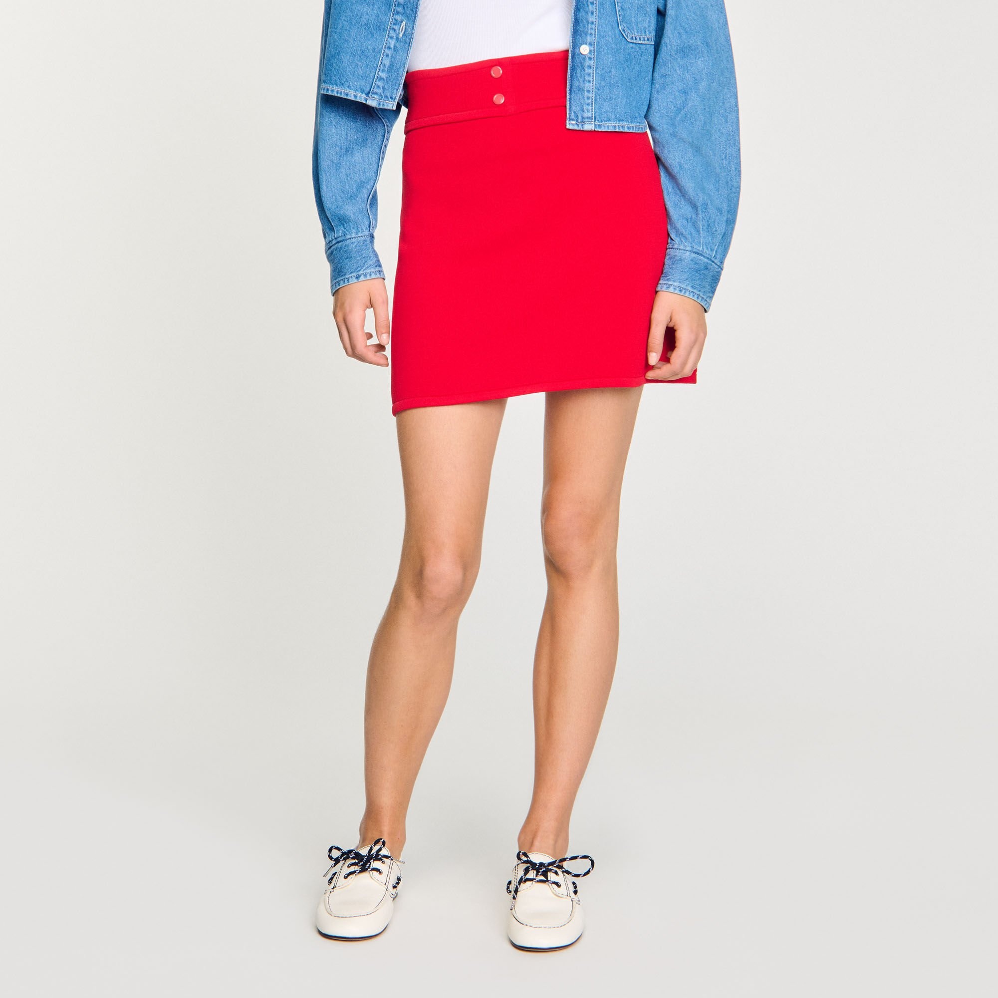 MINI KNIT SKIRT - 4
