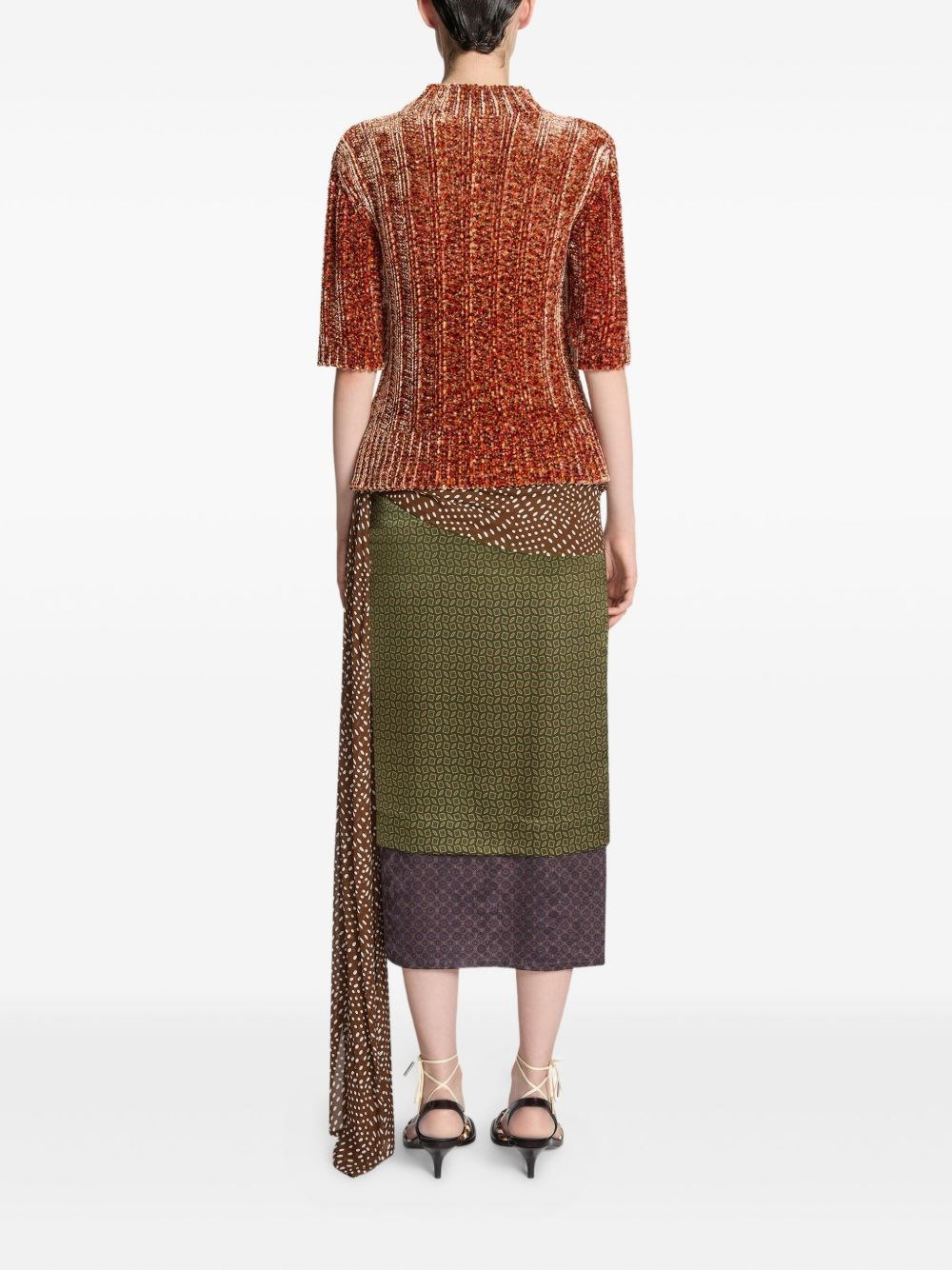 Printed midi skirt - 4