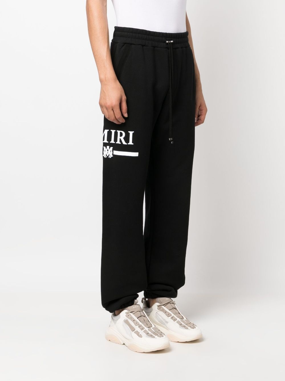 logo-print cotton track pants - 3
