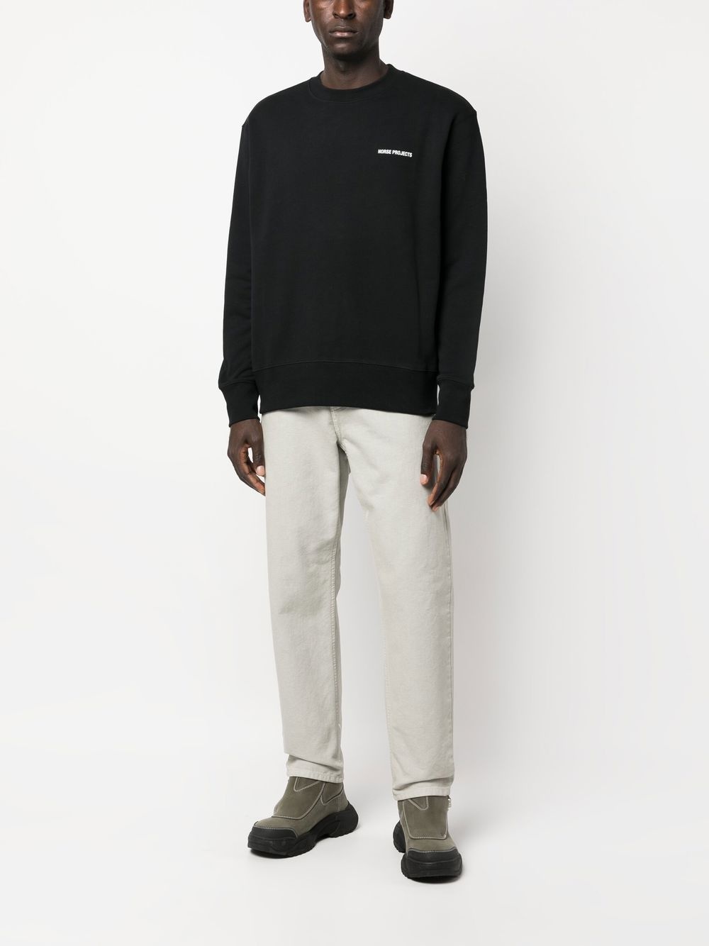 logo-print long-sleeve sweatshirt - 2