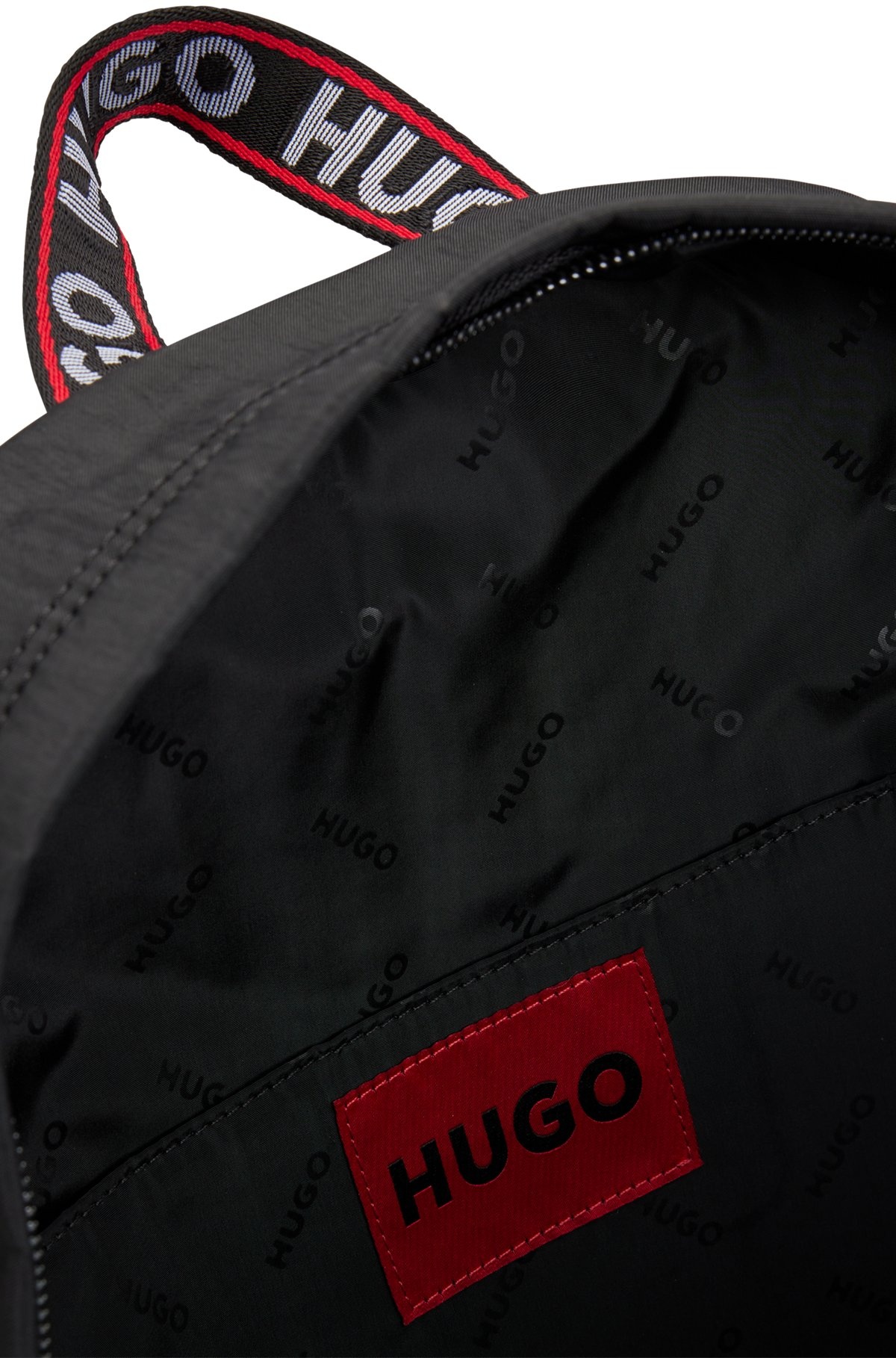 LOGO-PRINT BACKPACK WITH BRANDED HANDLES - 4