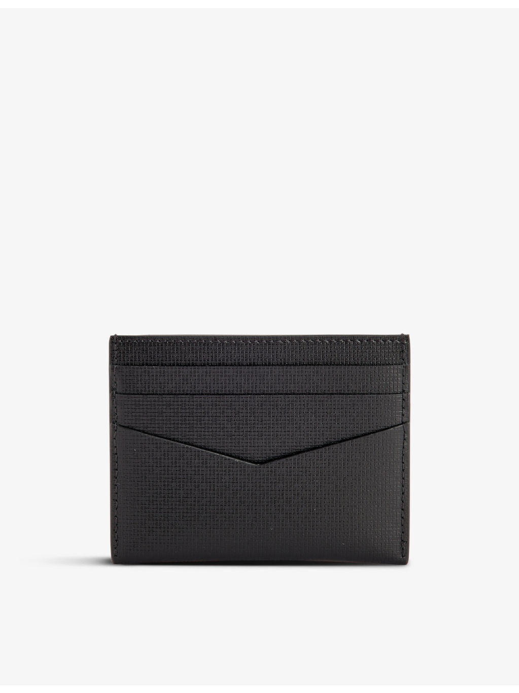 Foiled-branding leather card holder - 3