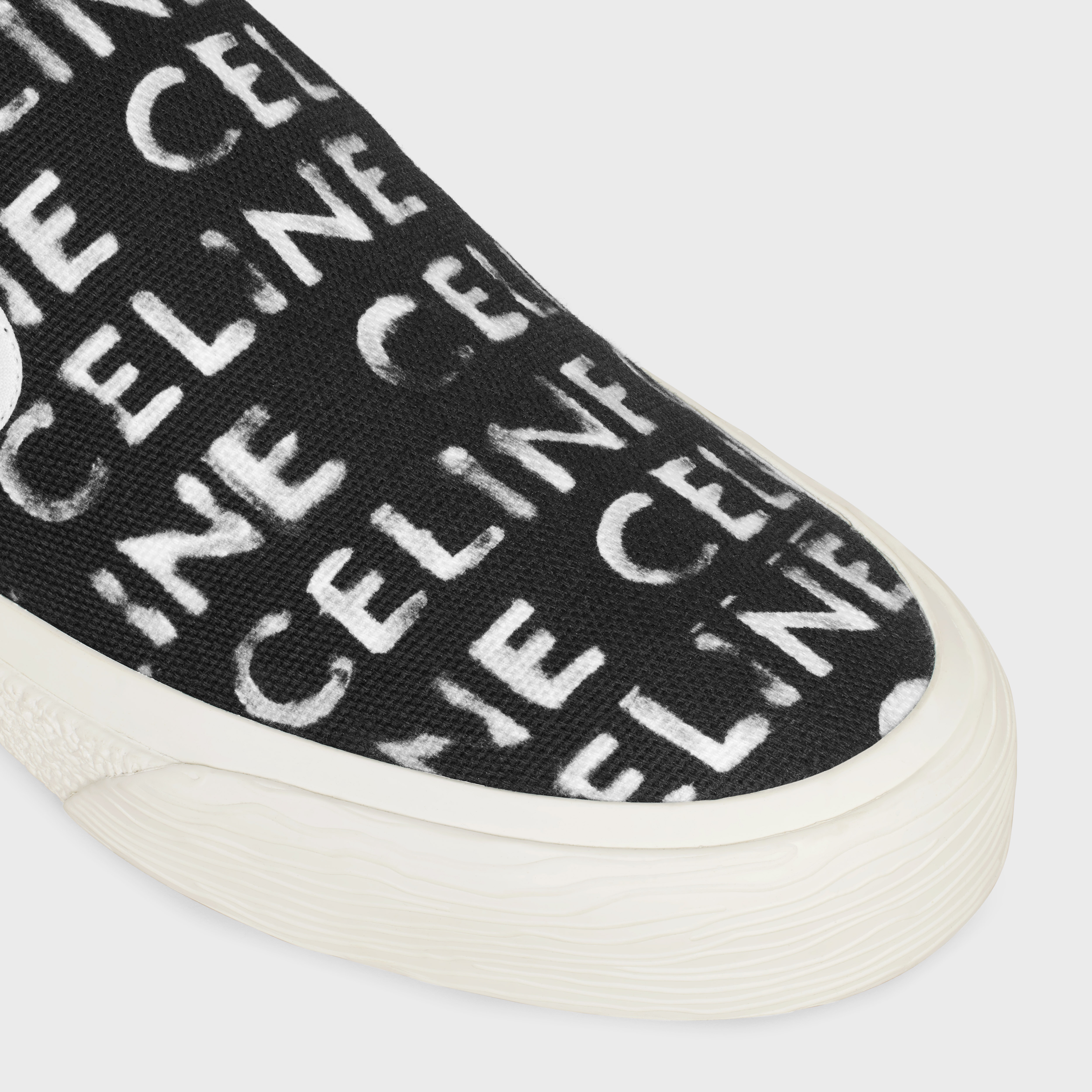 CELINE ELLIOT SLIP-ON in CELINE PRINTED CANVAS - 4