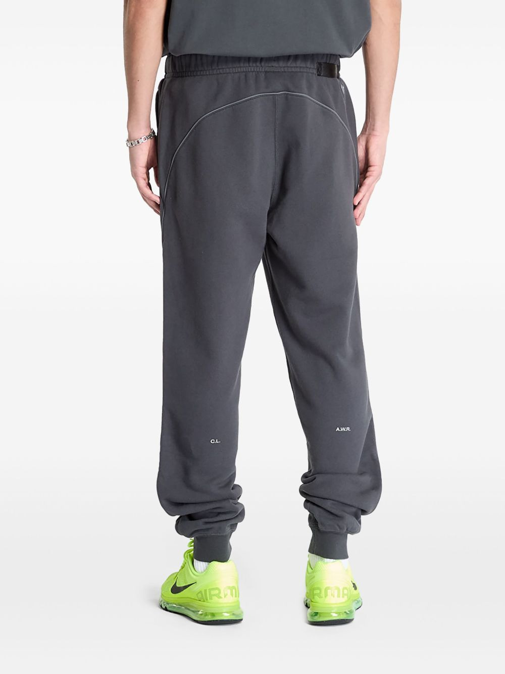 x Nocta CS fleece elastic-cuff track pants - 3