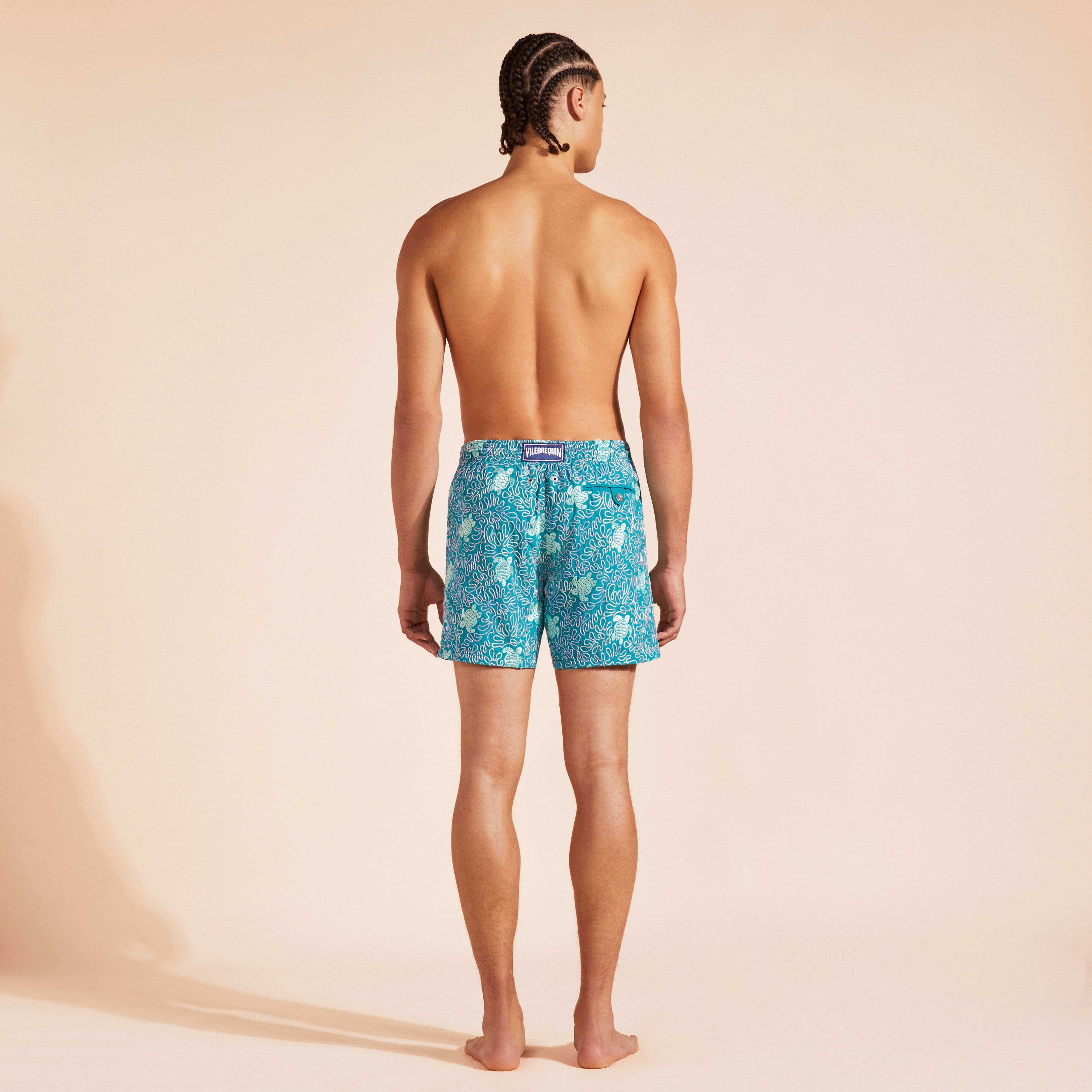 Men Swim Trunks Embroidered Splash - Limited Edition - 4