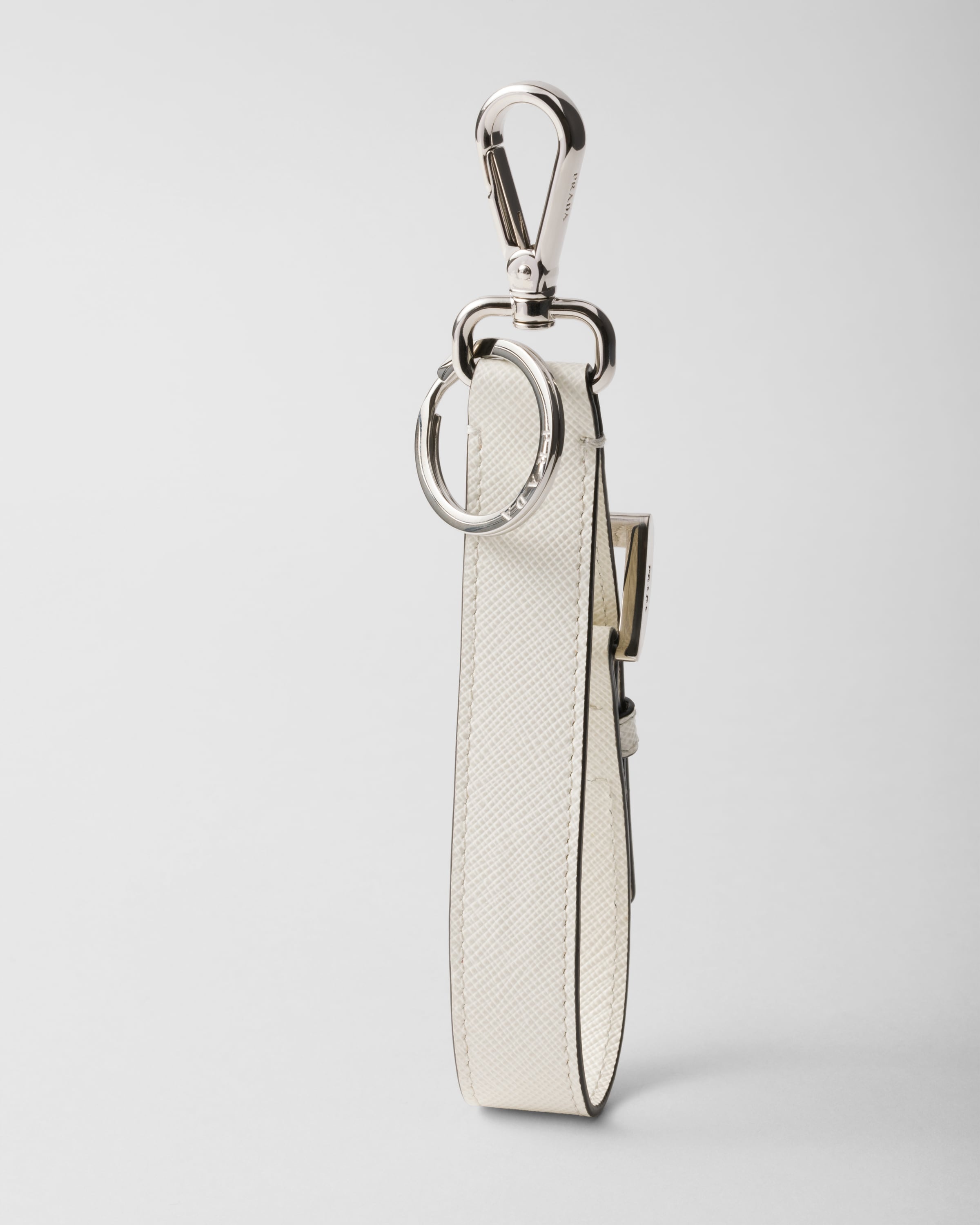 Saffiano leather key ring - 3