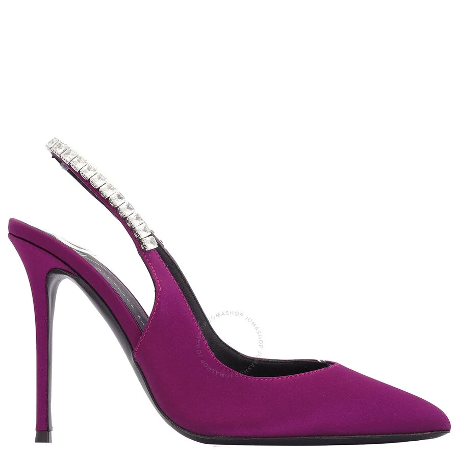 Giuseppe Zanotti Rachyl Crystal Embellished Slingback Pumps - 1