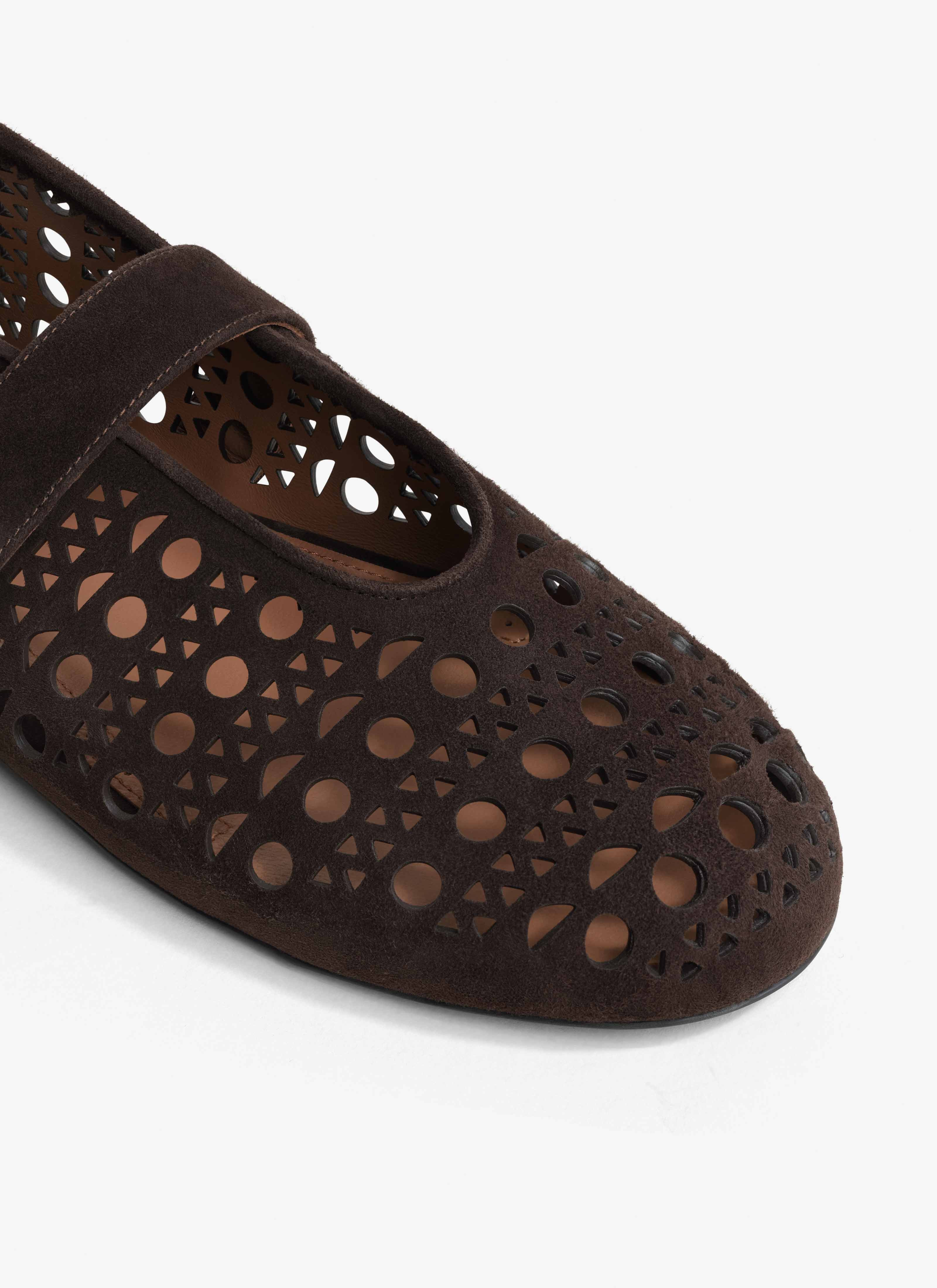 BALLET FLATS VIENNE IN SUEDE - 4