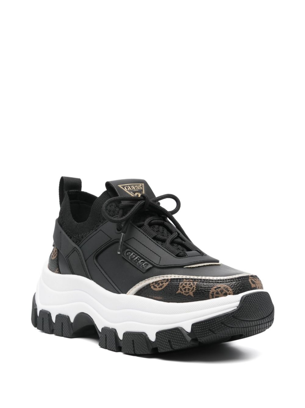 logo-panelled sneakers - 2
