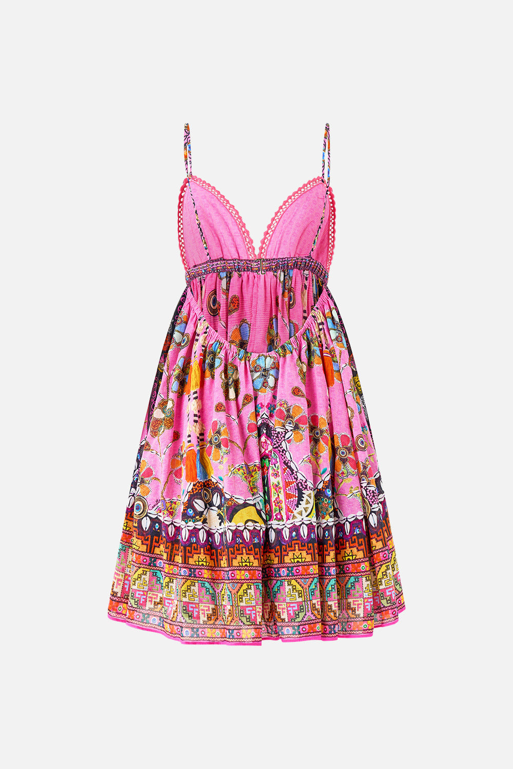 BRALETTE DETAIL SHORT DRESS - 2