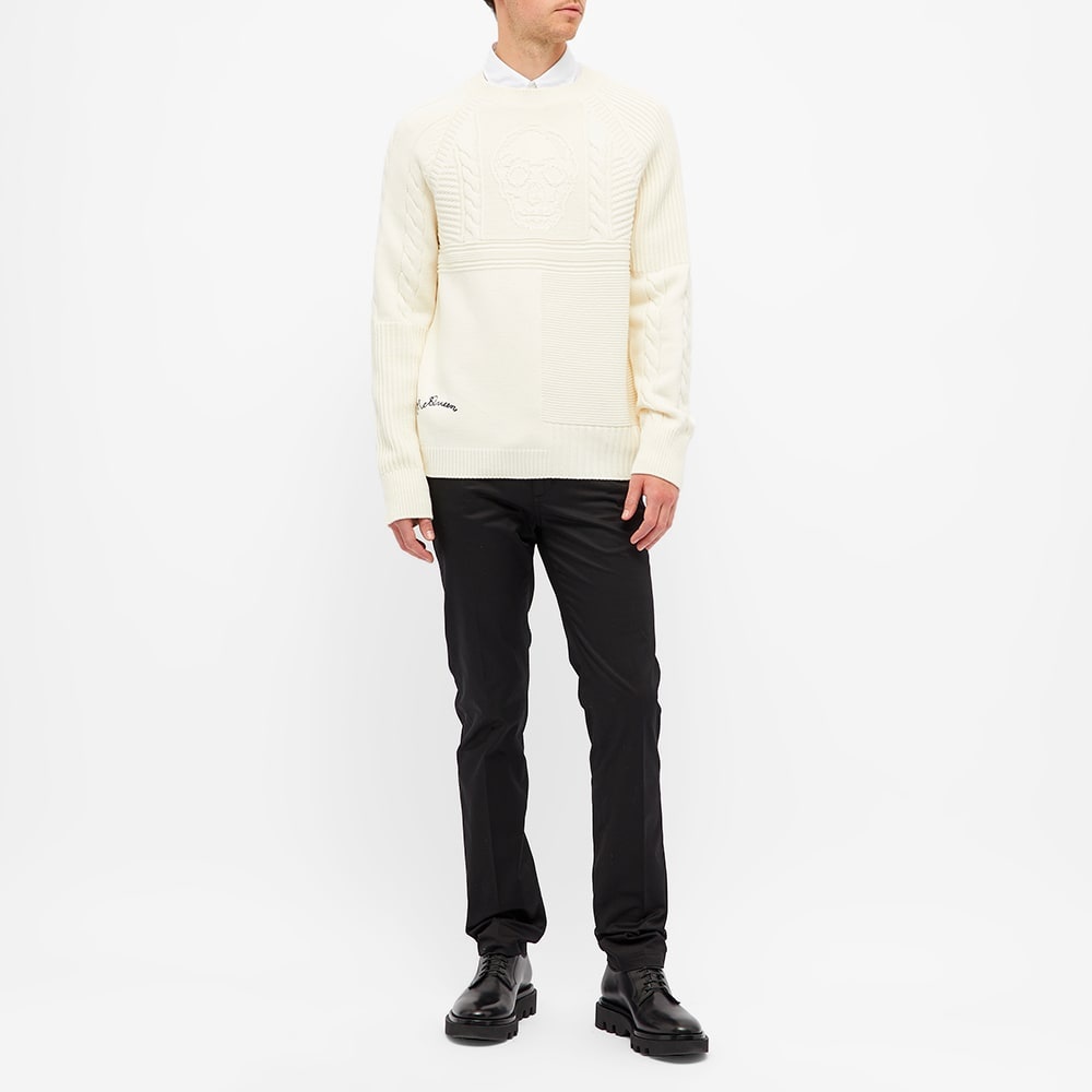 Alexander McQueen Skull Crew Cable Knit - 6