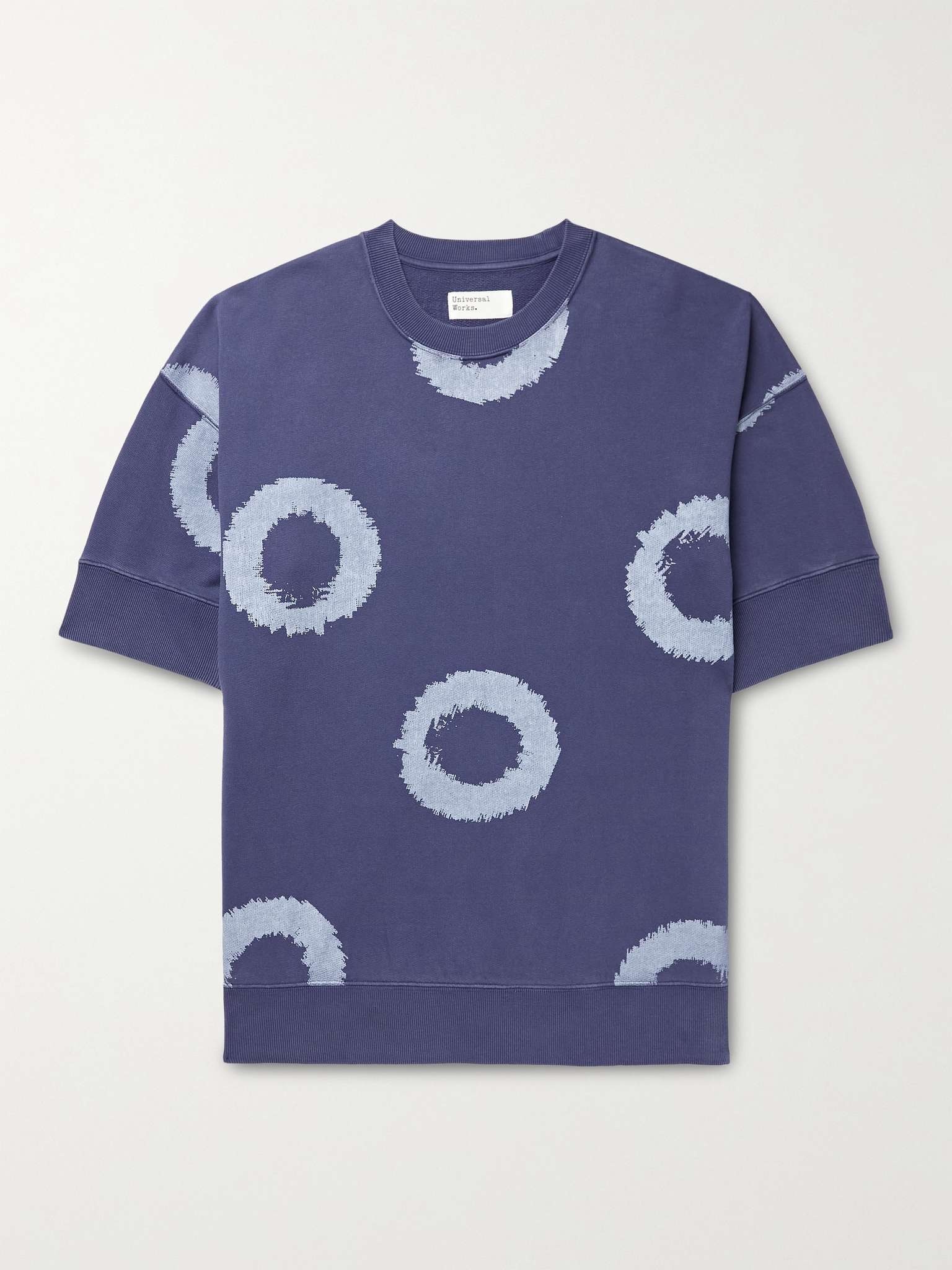 Printed Loopback Cotton-Jersey Sweatshirt - 1