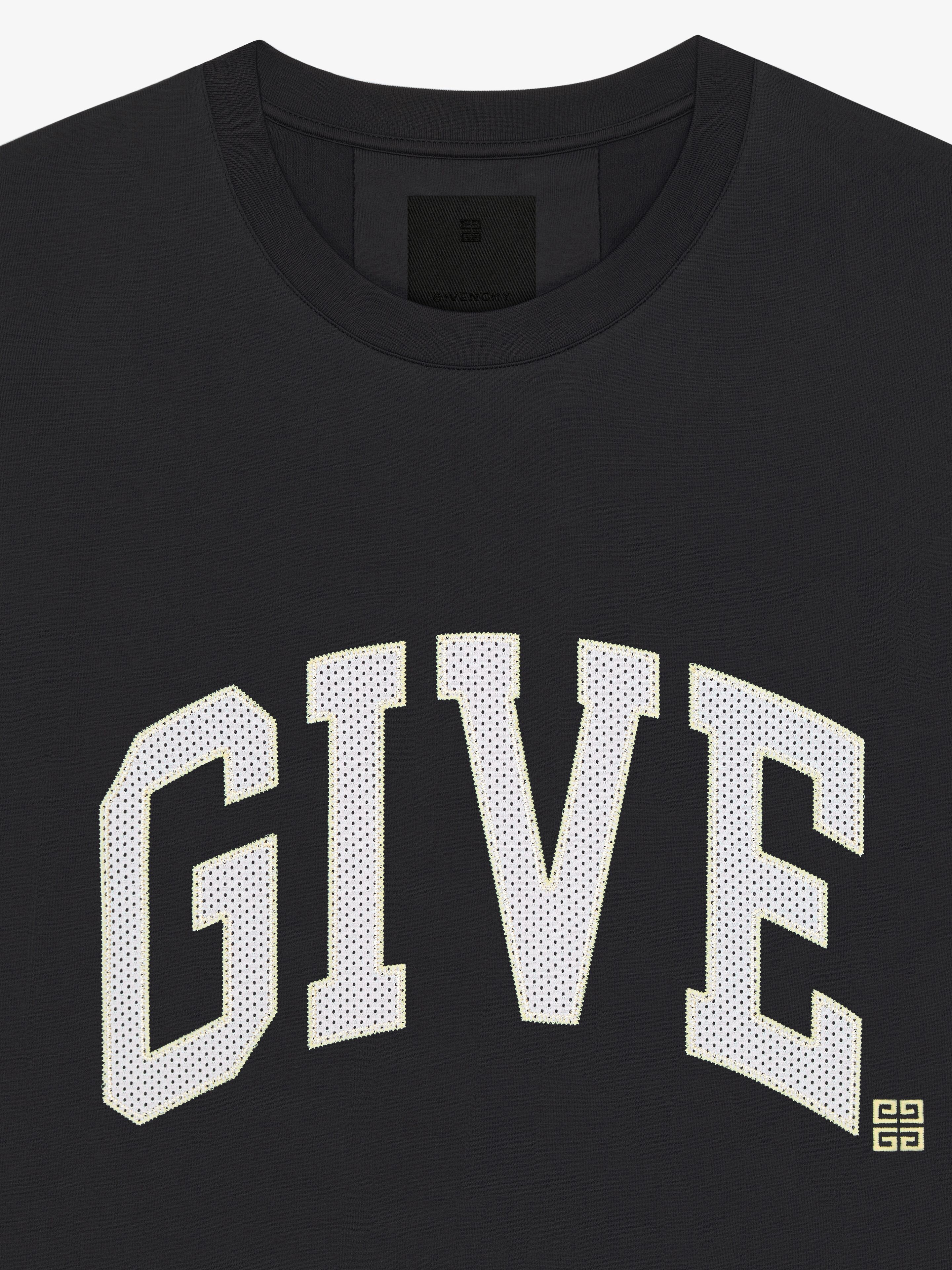 GIVENCHY COLLEGE BOXY FIT T-SHIRT IN COTTON - 2