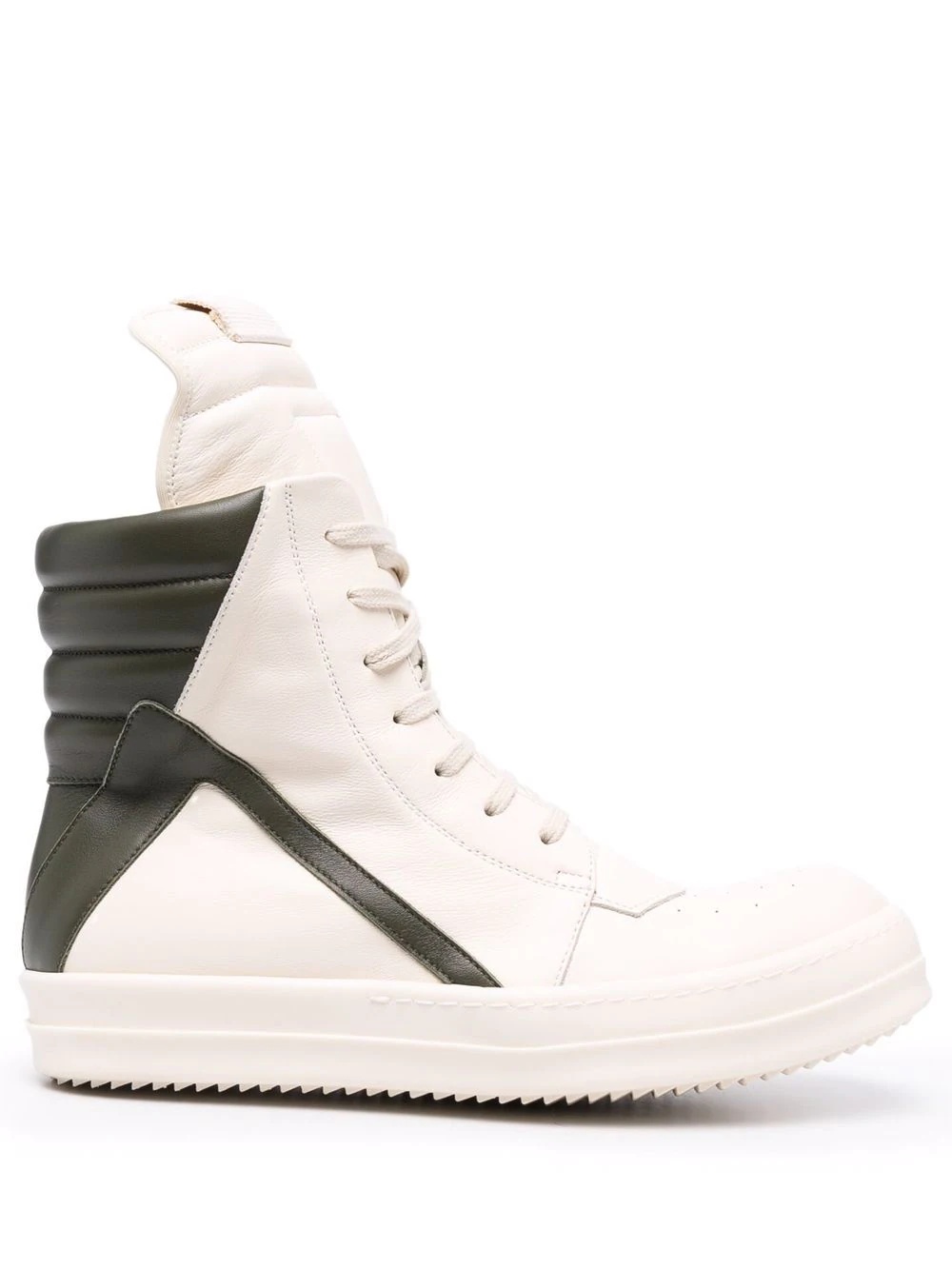 panelled high-top sneakers - 1