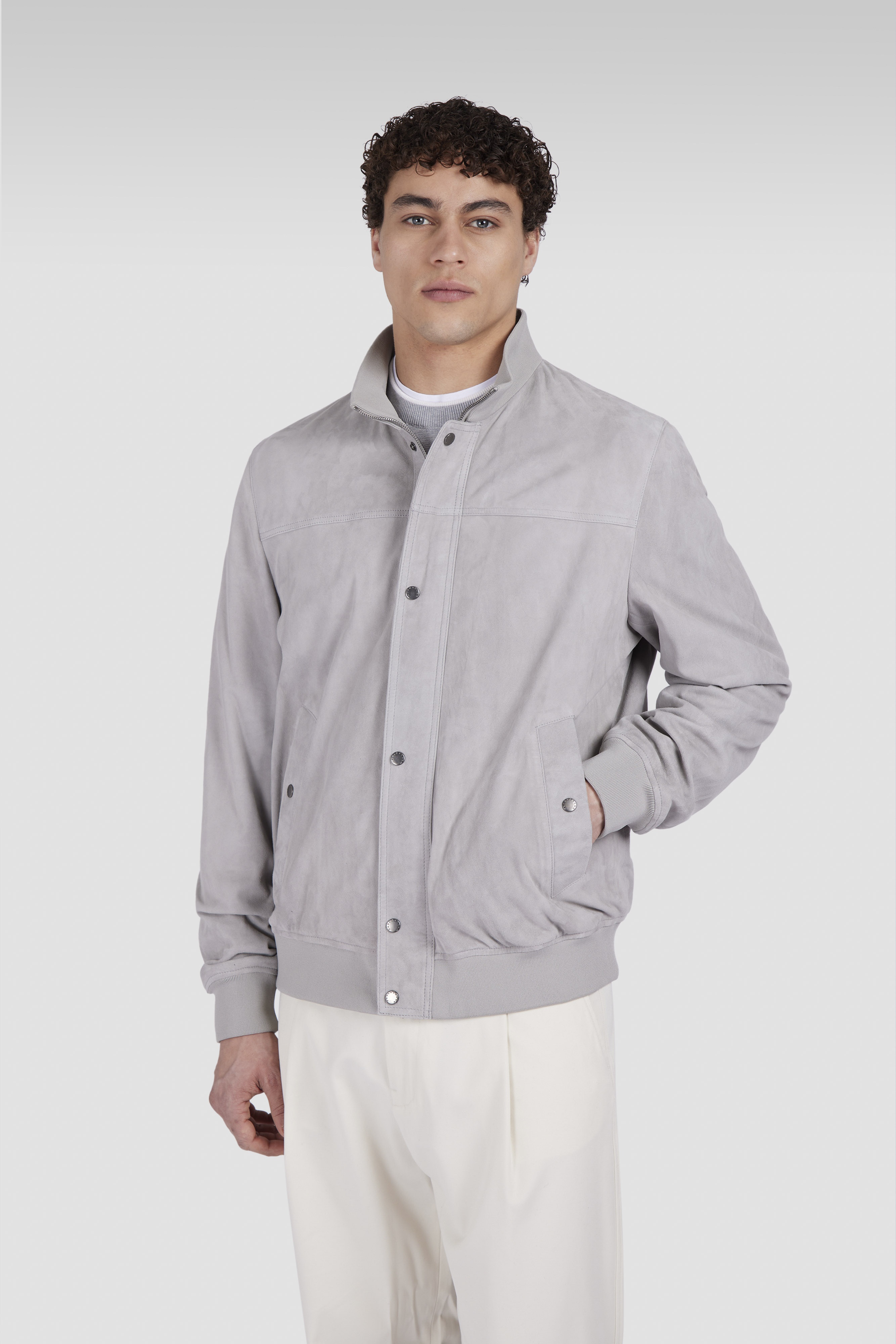 AQUALEATHER SUEDE BOMBER - 9