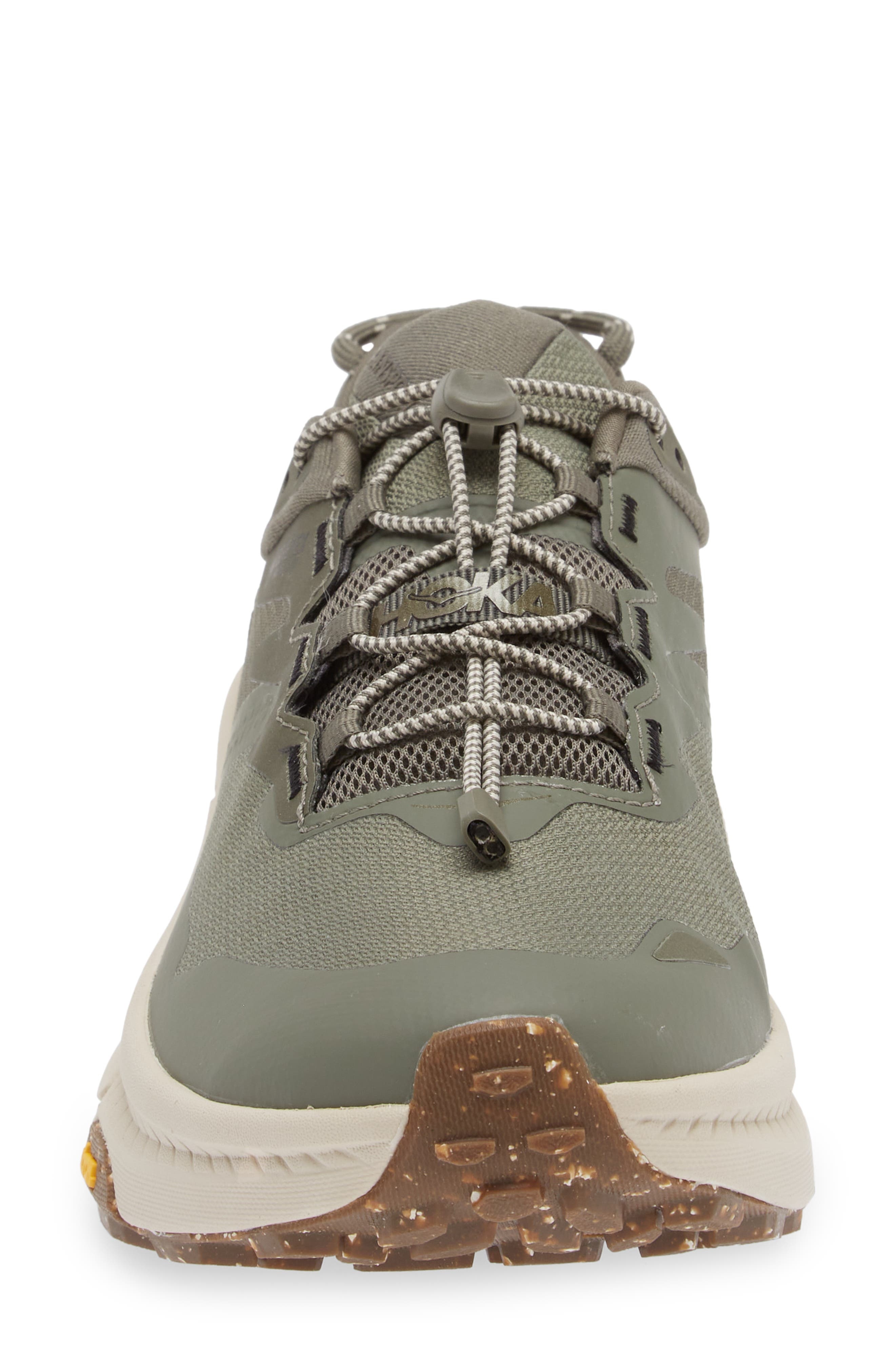 HOKA Transport Gore-Tex® Waterproof Running Shoe in Slate /Oat Milk at Nordstrom - 4