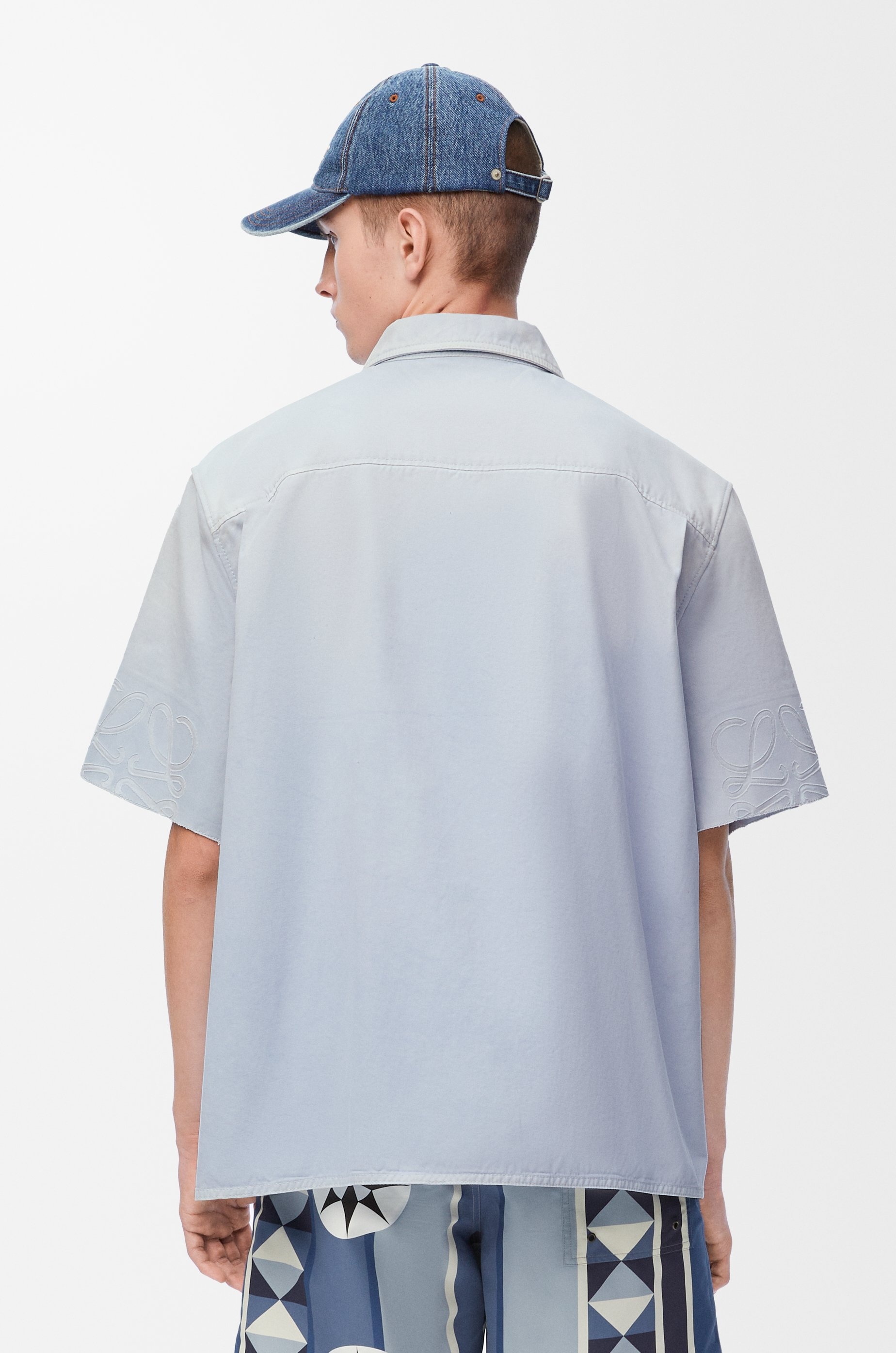 Anagram short sleeve shirt in cotton - 4