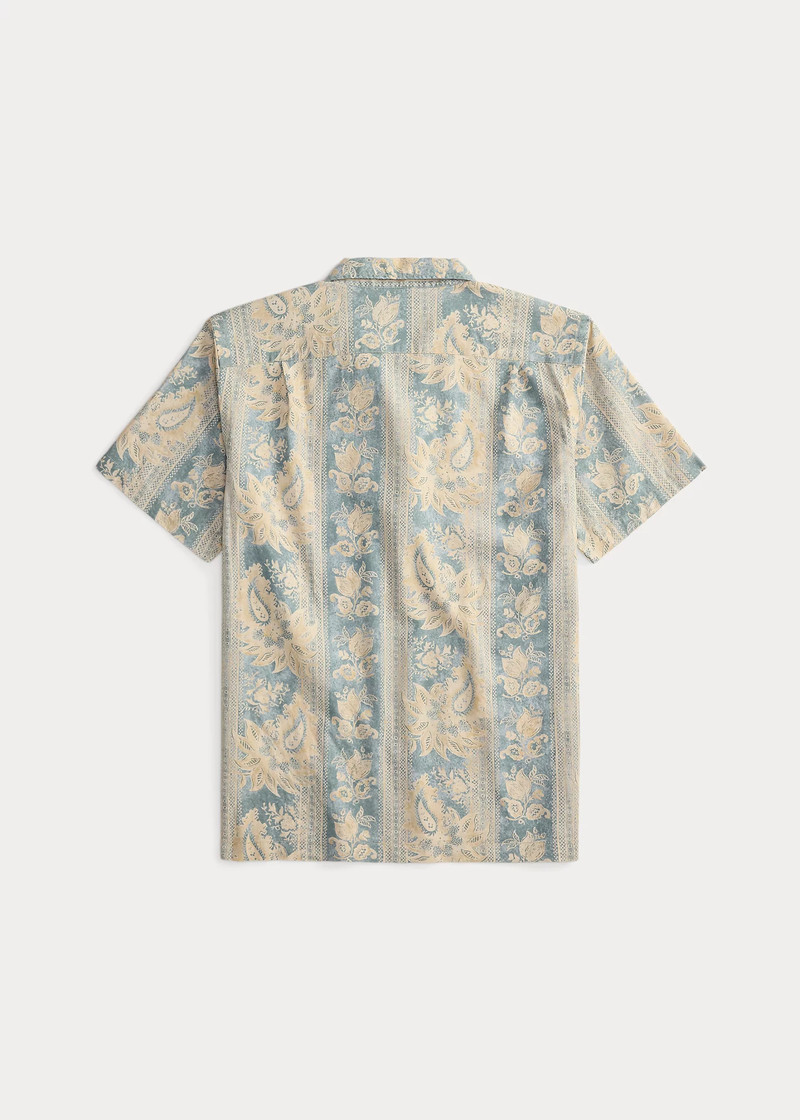 RRL by Ralph Lauren Floral-Paisley Linen-Cotton Shirt outlook