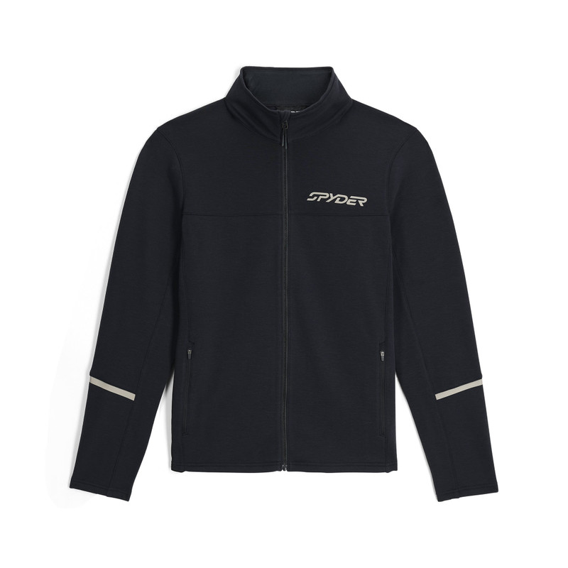 Mens Speed Fleece Full Zip Jacket - Black 4