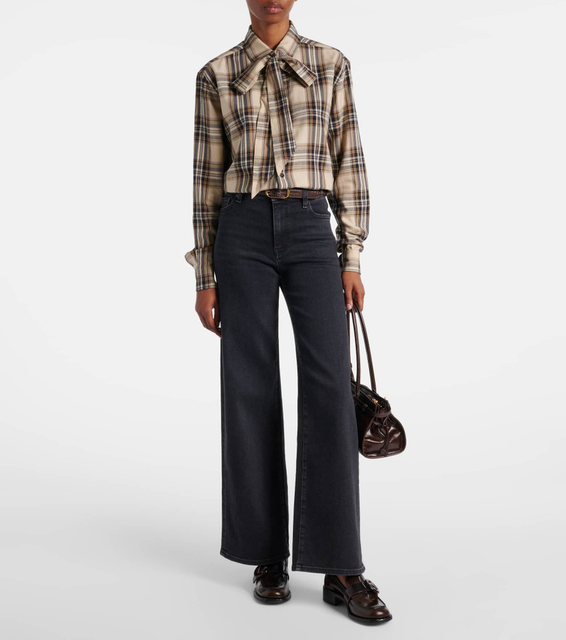 FRAME Le Slim Palazzo wide-leg jeans outlook