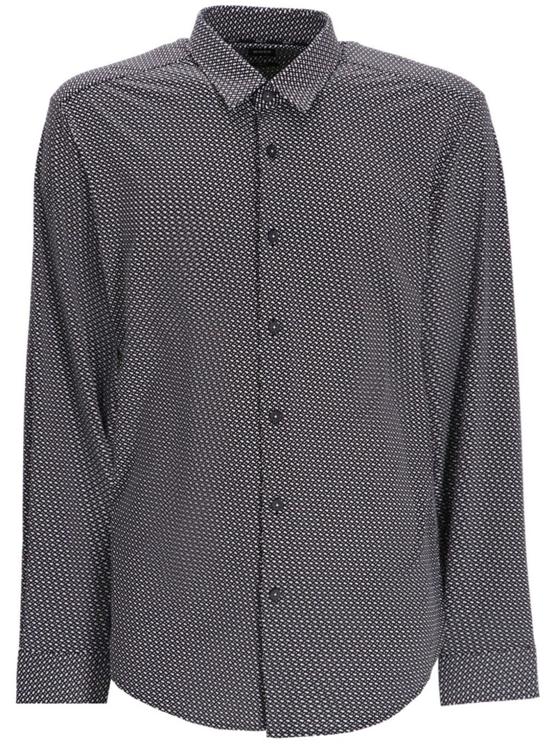 geometric-print long-sleeve shirt 1