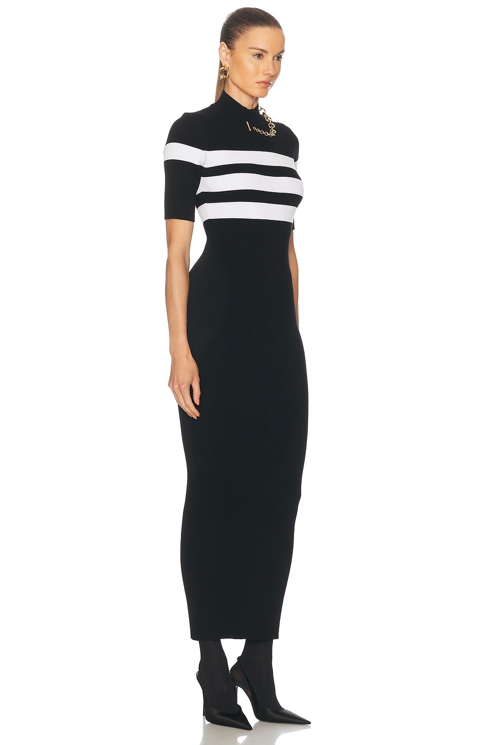 Striped Long Dress - 2