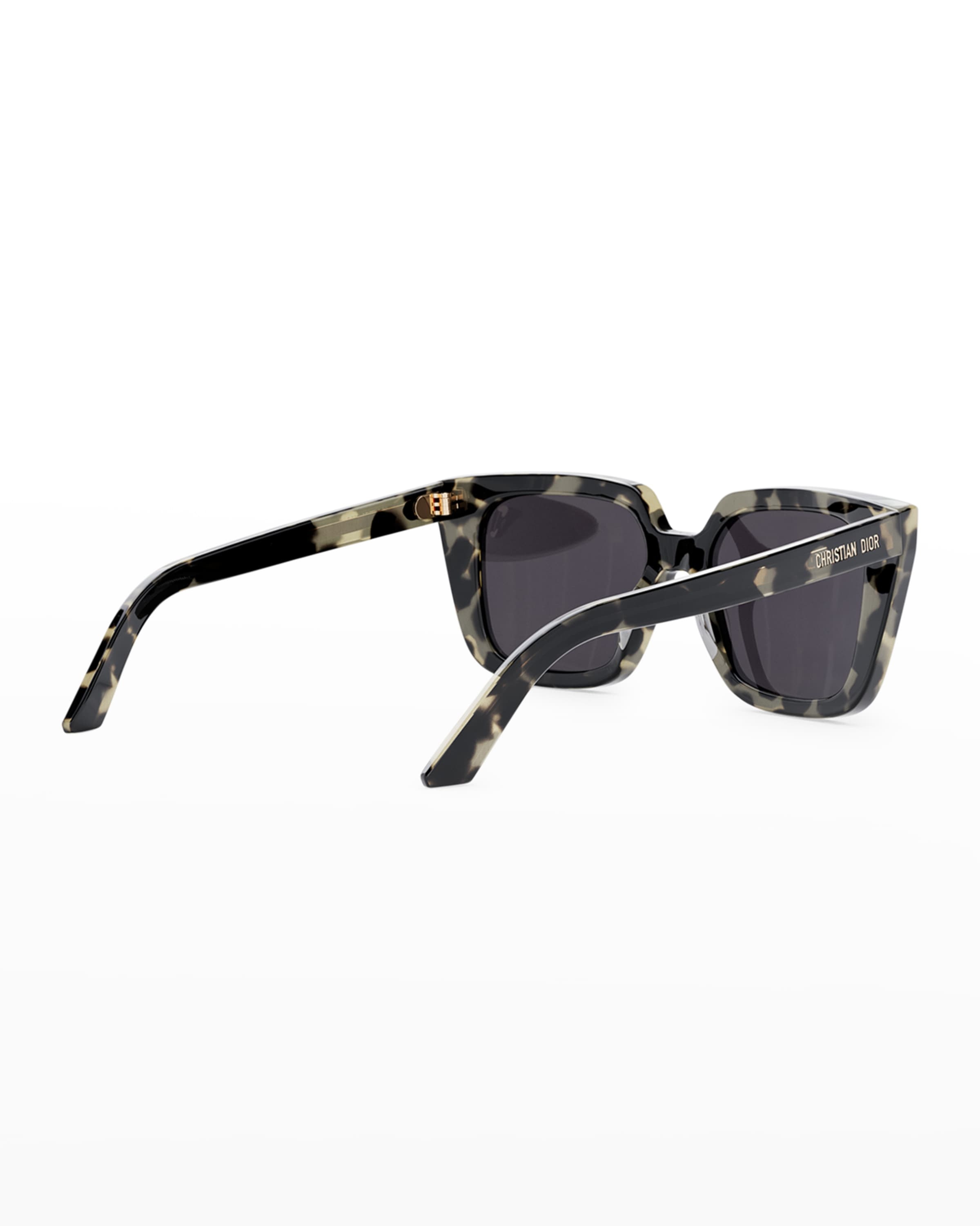 Beveled Square Acetate Sunglasses - 4