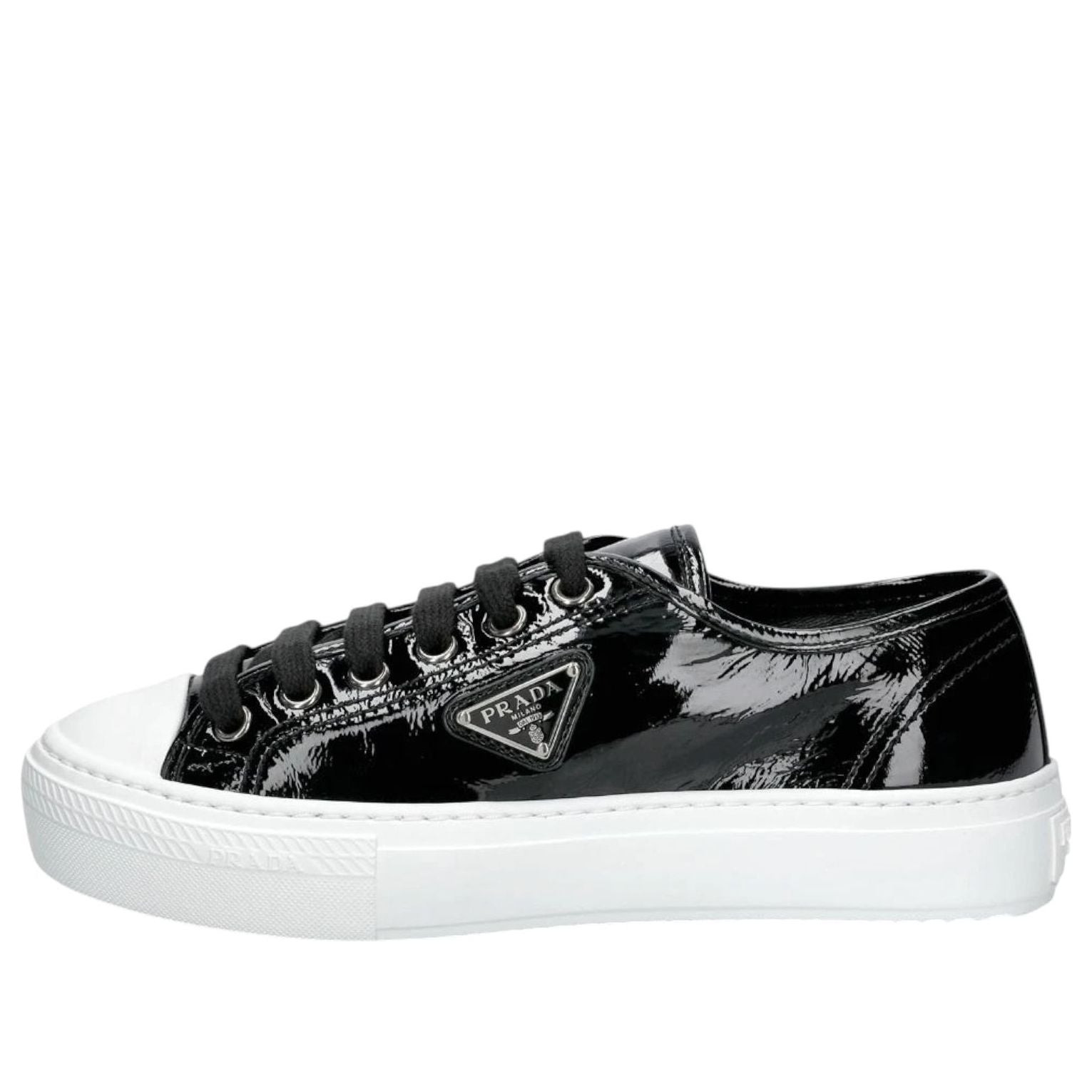 (WMNS) PRADA Naplak Leather 'Black Patent'  1E770N-H27-F0632 - 1