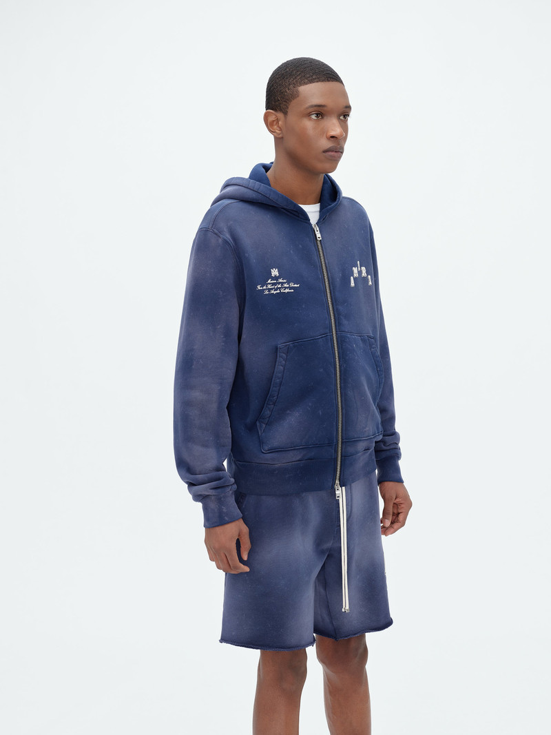 AMIRI VINTAGE COLLEGIATE ZIP HOODIE outlook