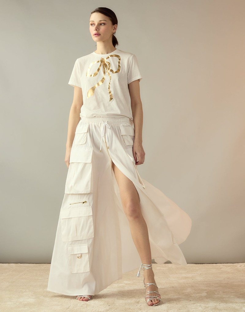 Taffeta Cargo Skirt 1