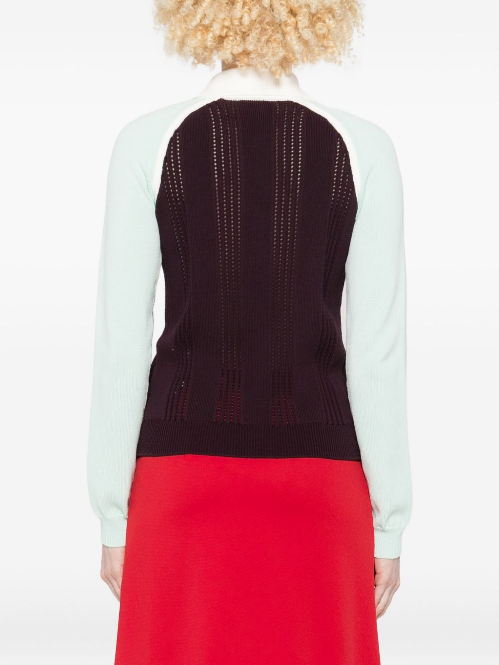 colourblock polo top - 4