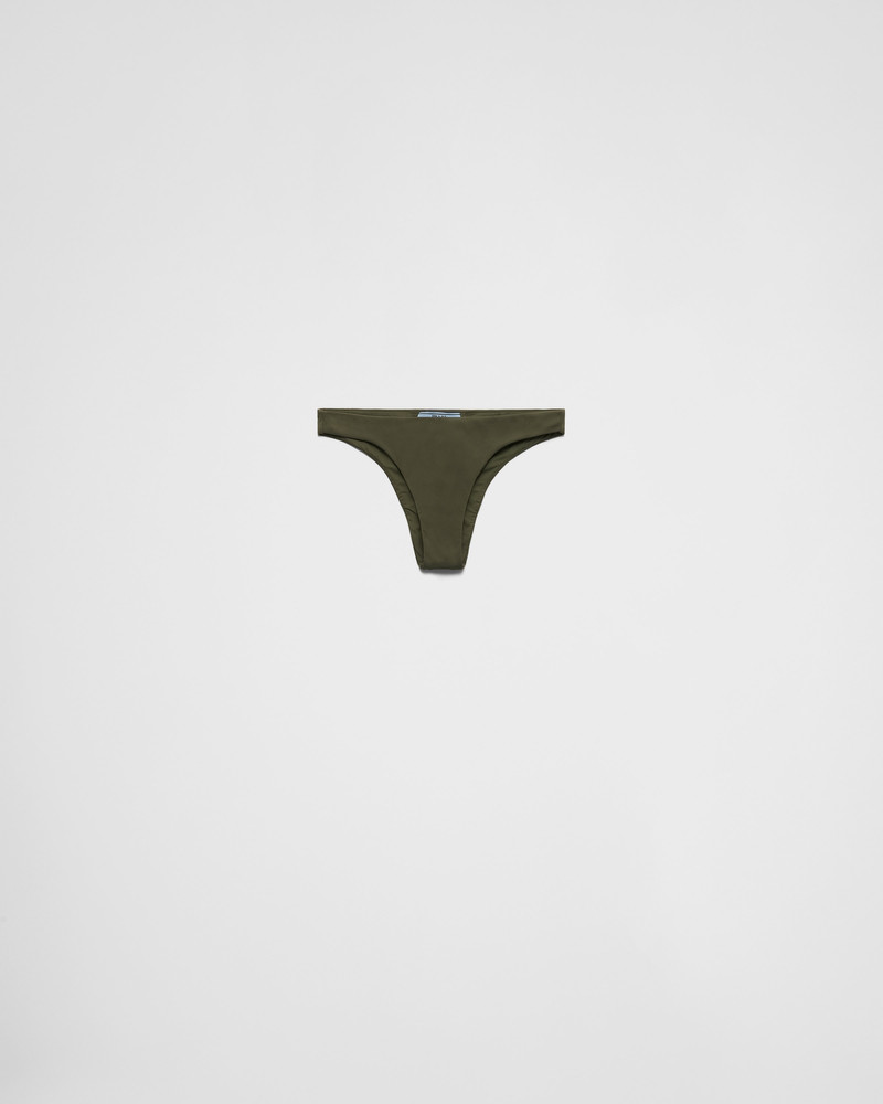 Ribbed knit bikini bottom 1