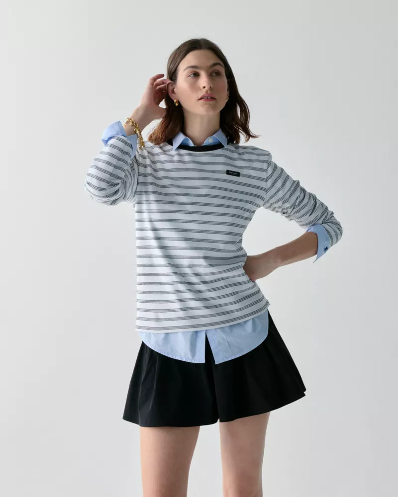 kate spade Sam Icon Long Sleeve T-shirt outlook